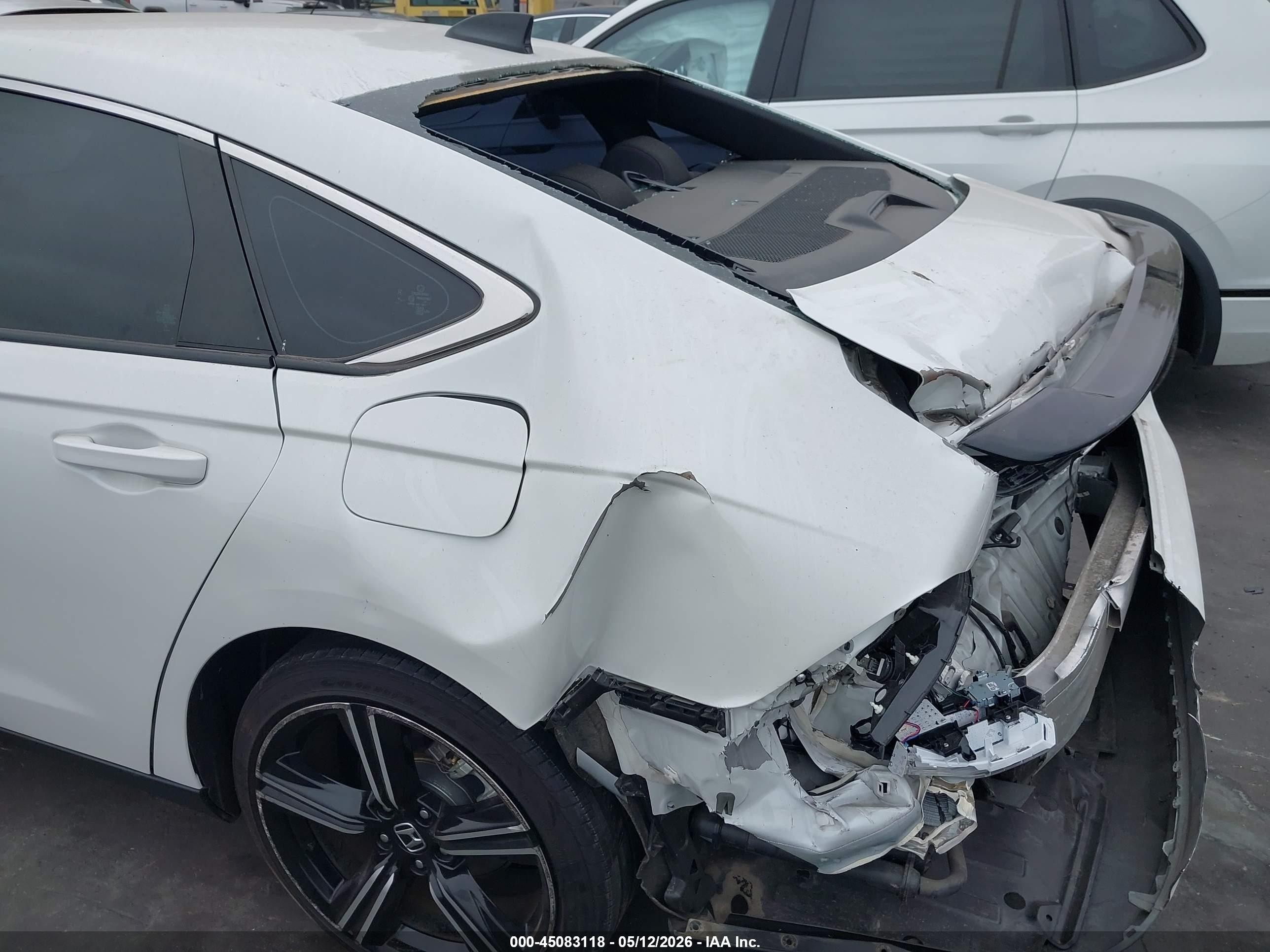 2025 Honda Accord Hybrid Sport White vin: 1HGCY2F55SA014009