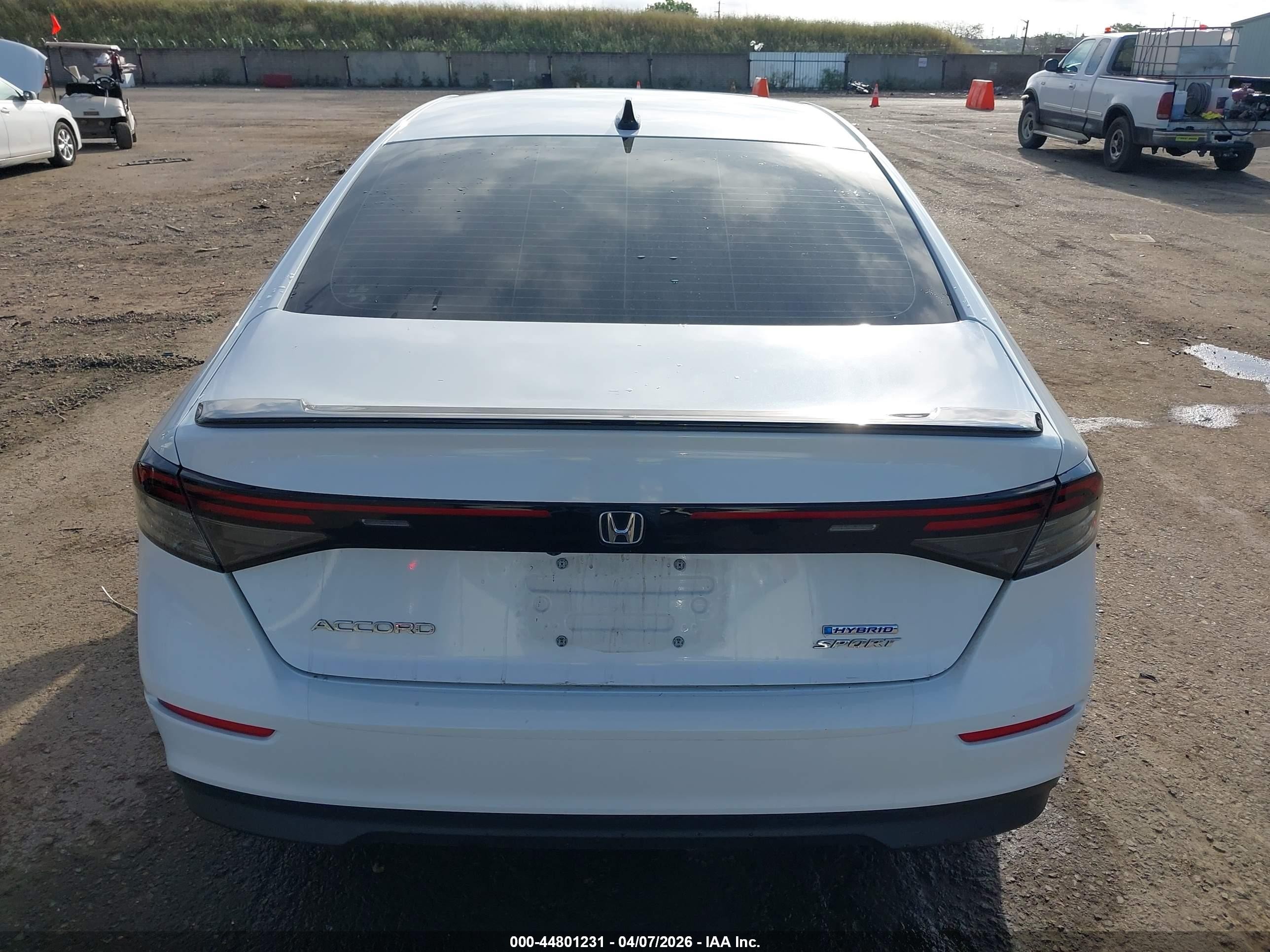2025 Honda Accord Hybrid Sport Белый vin: 1HGCY2F55SA016939