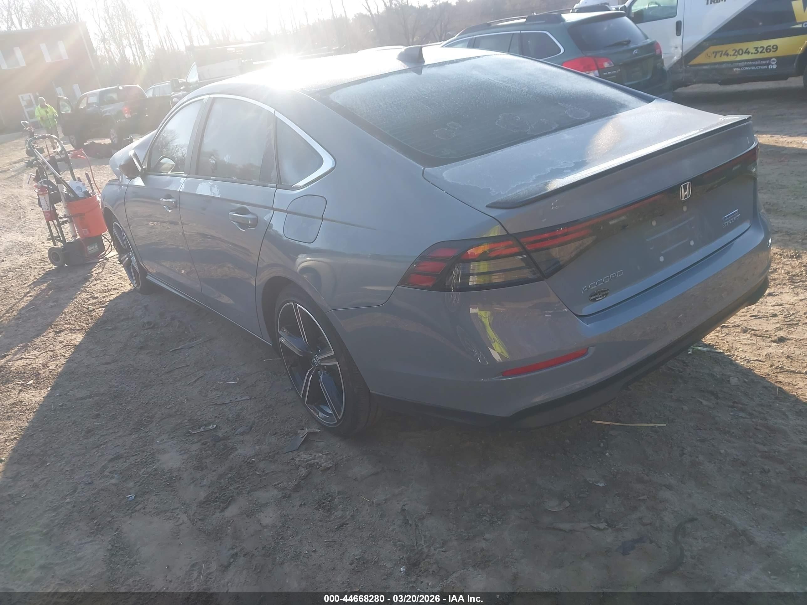 2025 Honda Accord Hybrid Sport Синий vin: 1HGCY2F55SA052260