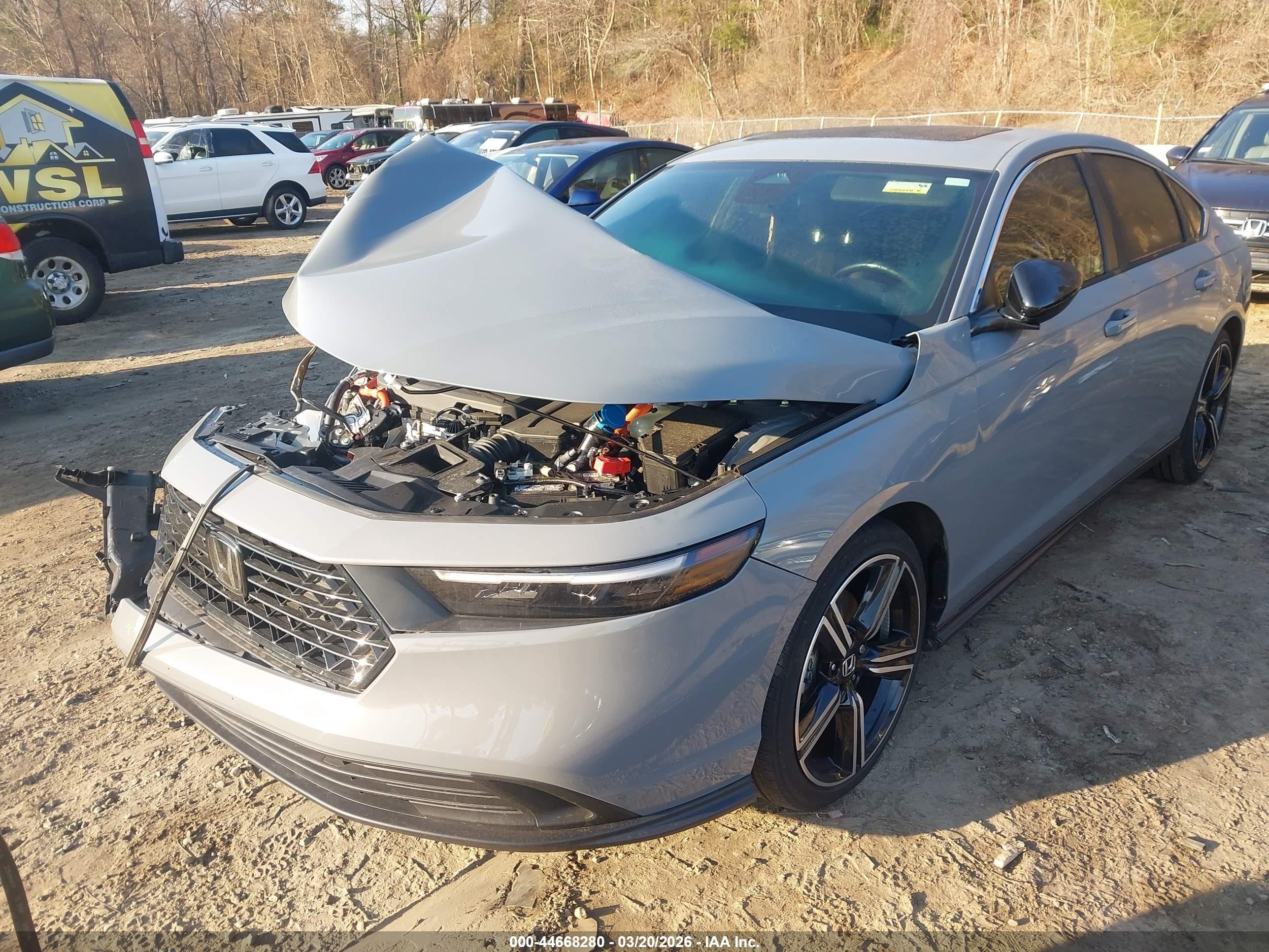 2025 Honda Accord Hybrid Sport Синий vin: 1HGCY2F55SA052260