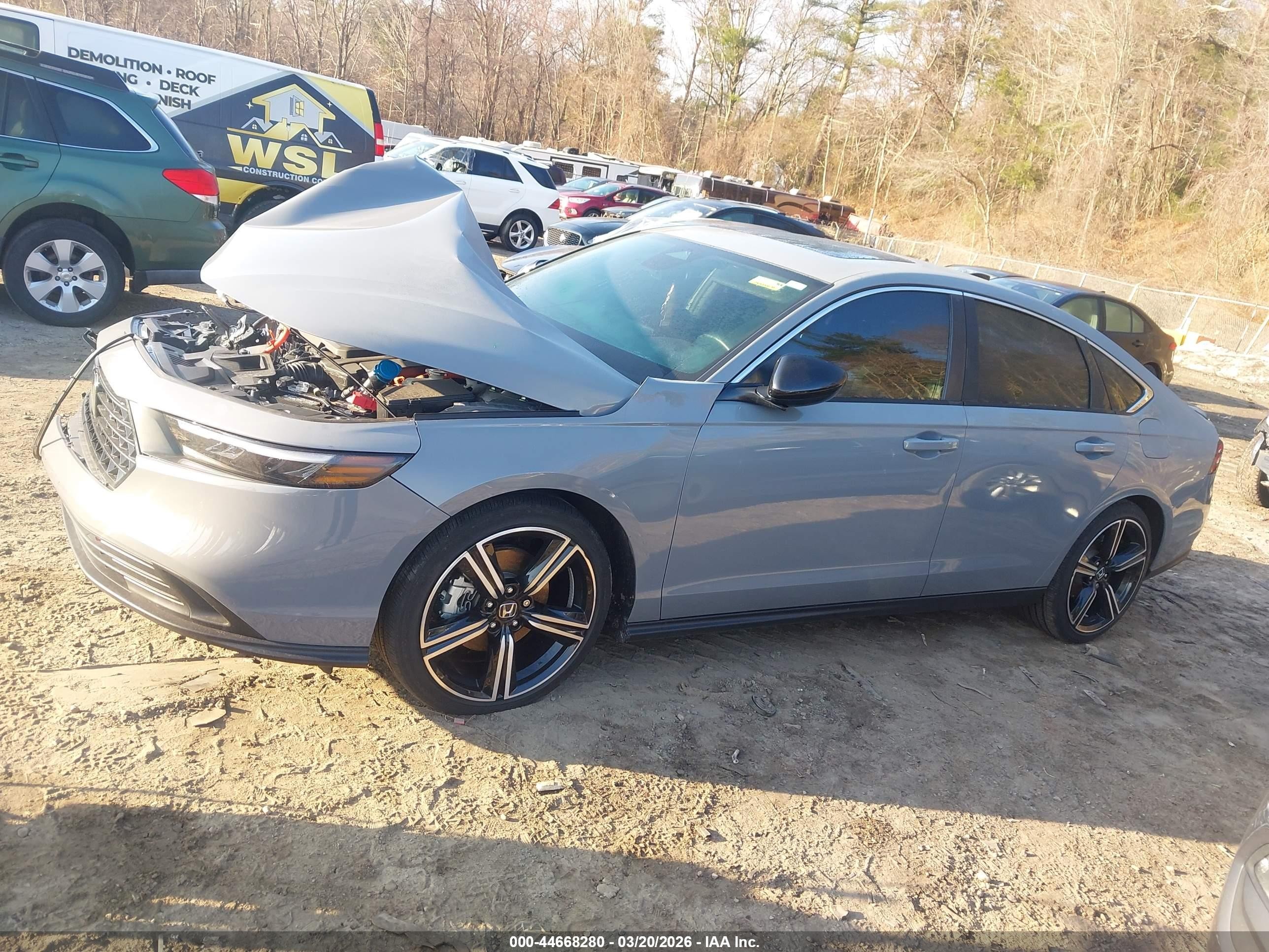 2025 Honda Accord Hybrid Sport Синий vin: 1HGCY2F55SA052260