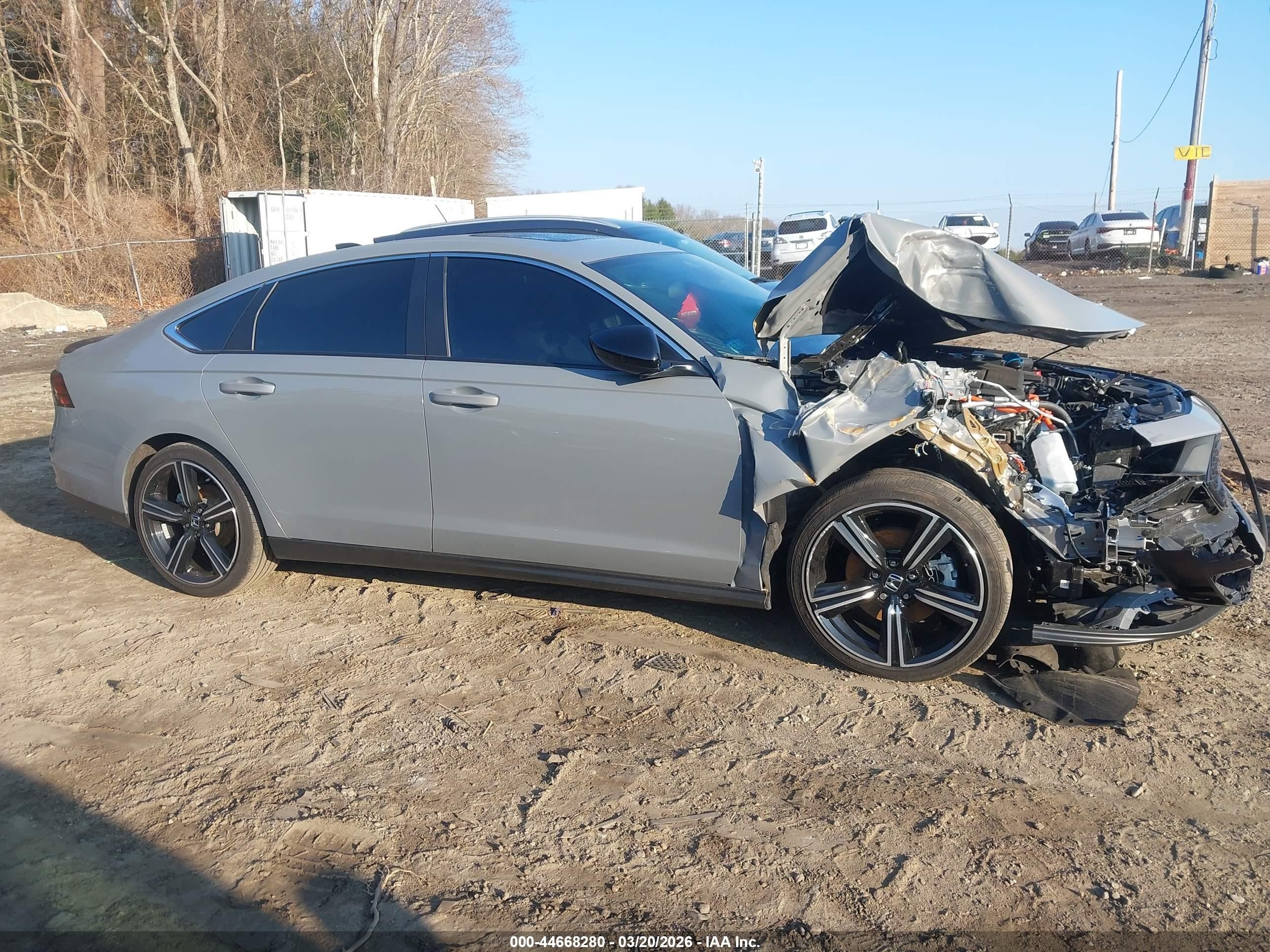 2025 Honda Accord Hybrid Sport Синий vin: 1HGCY2F55SA052260