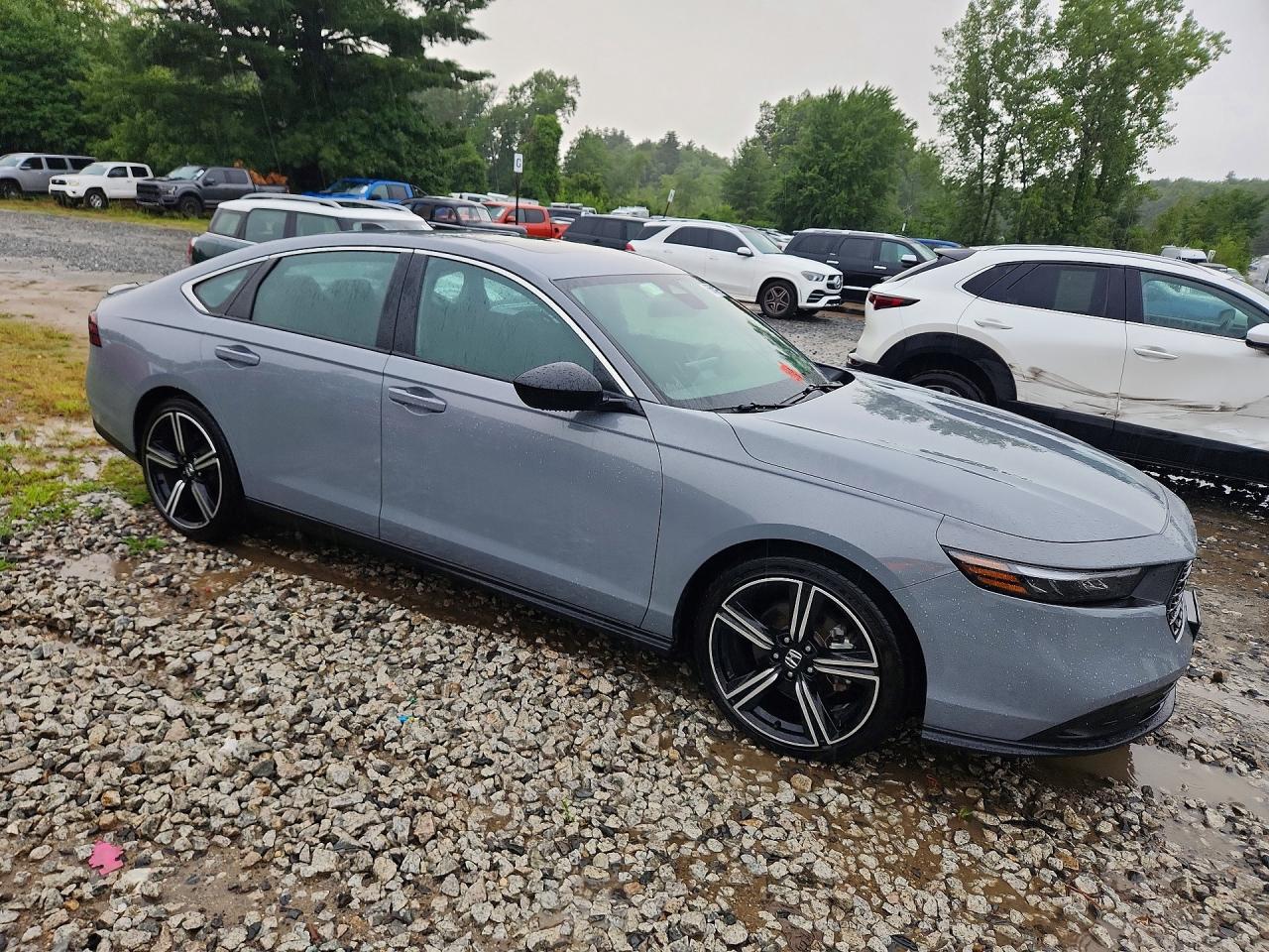 2023 Honda Accord Hybrid Sport Silver vin: 1HGCY2F56PA055000