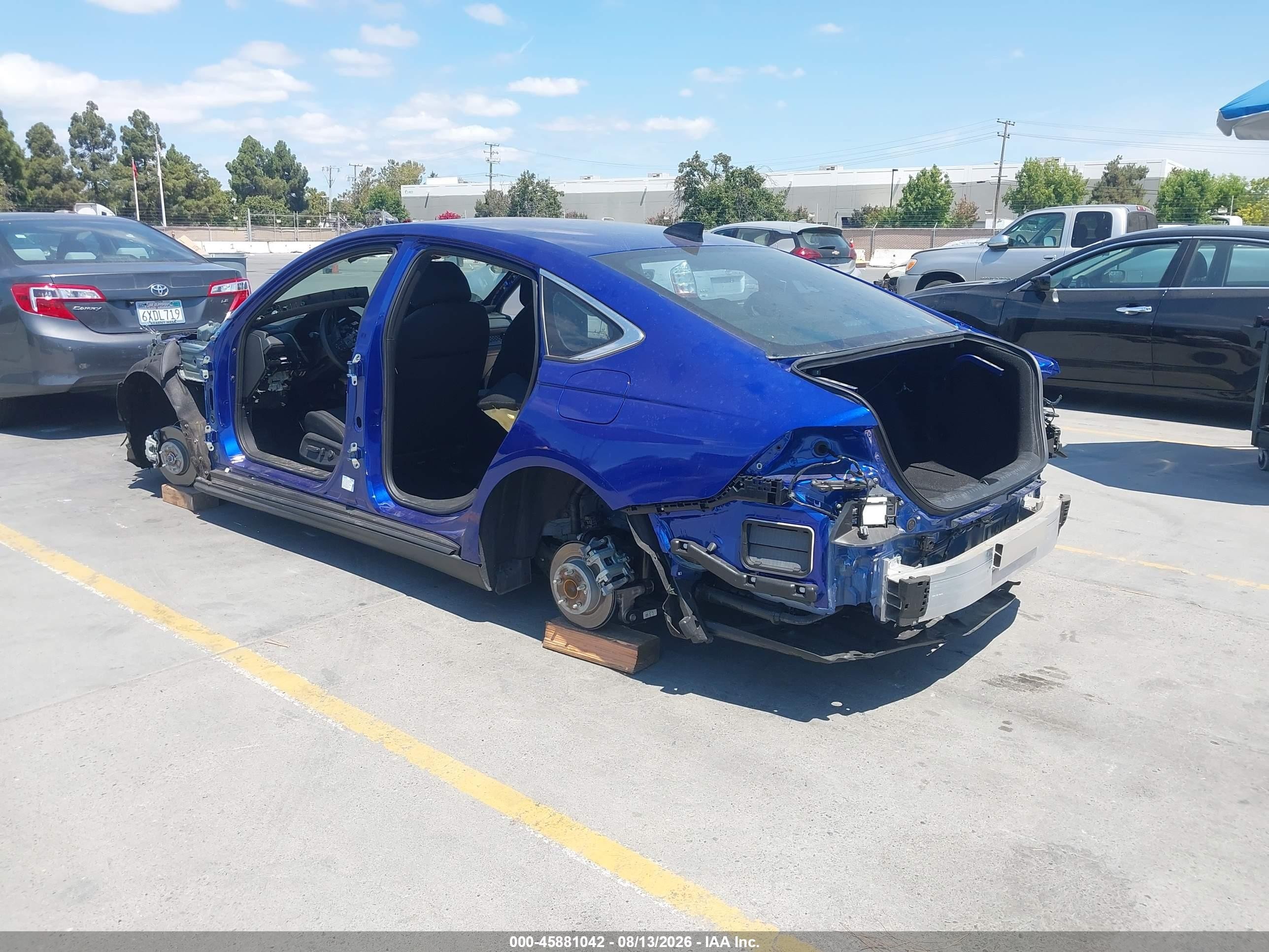 2025 Honda Accord Hybrid Sport Blue vin: 1HGCY2F56SA057869