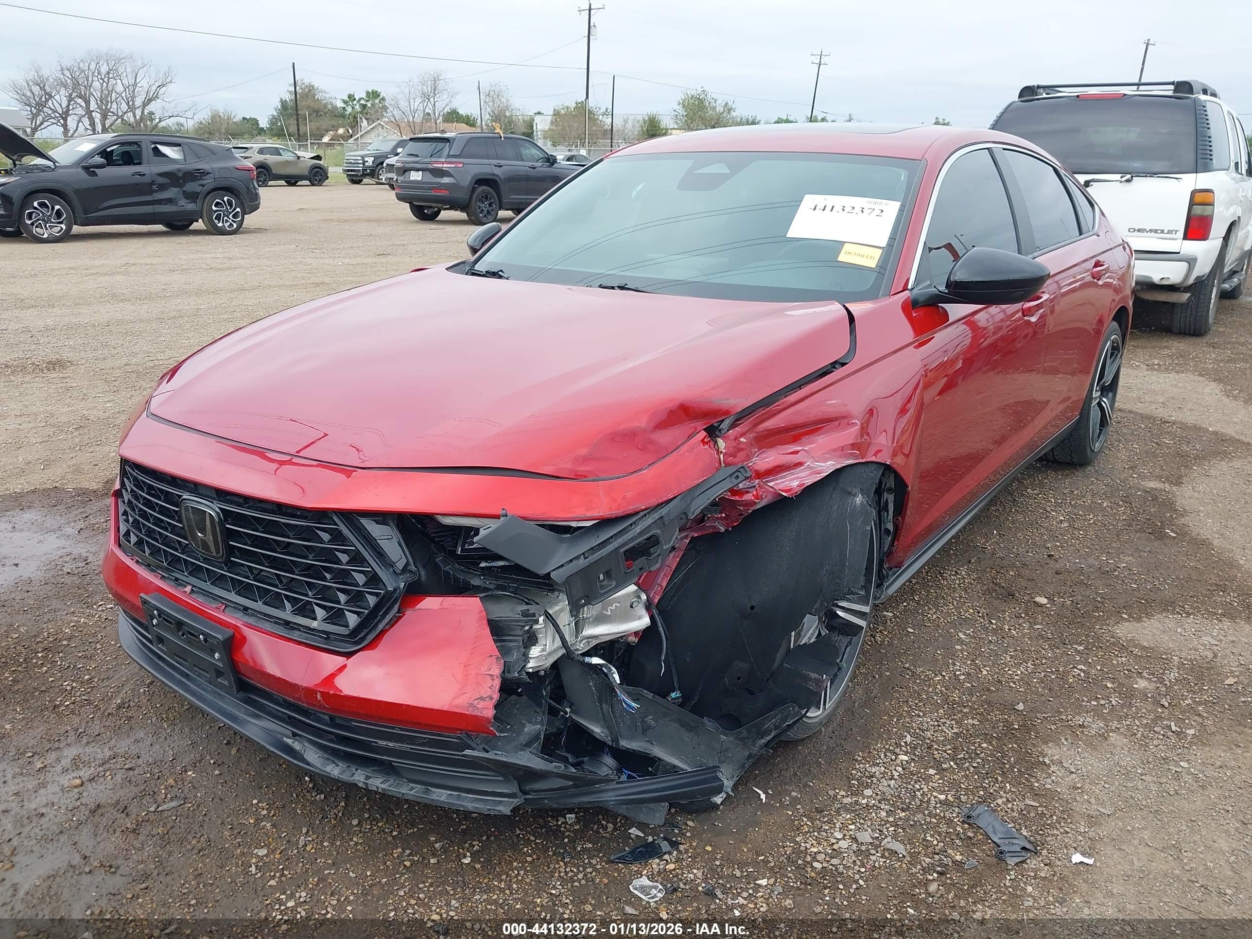 2023 Honda Accord Hybrid Sport Red vin: 1HGCY2F58PA017932