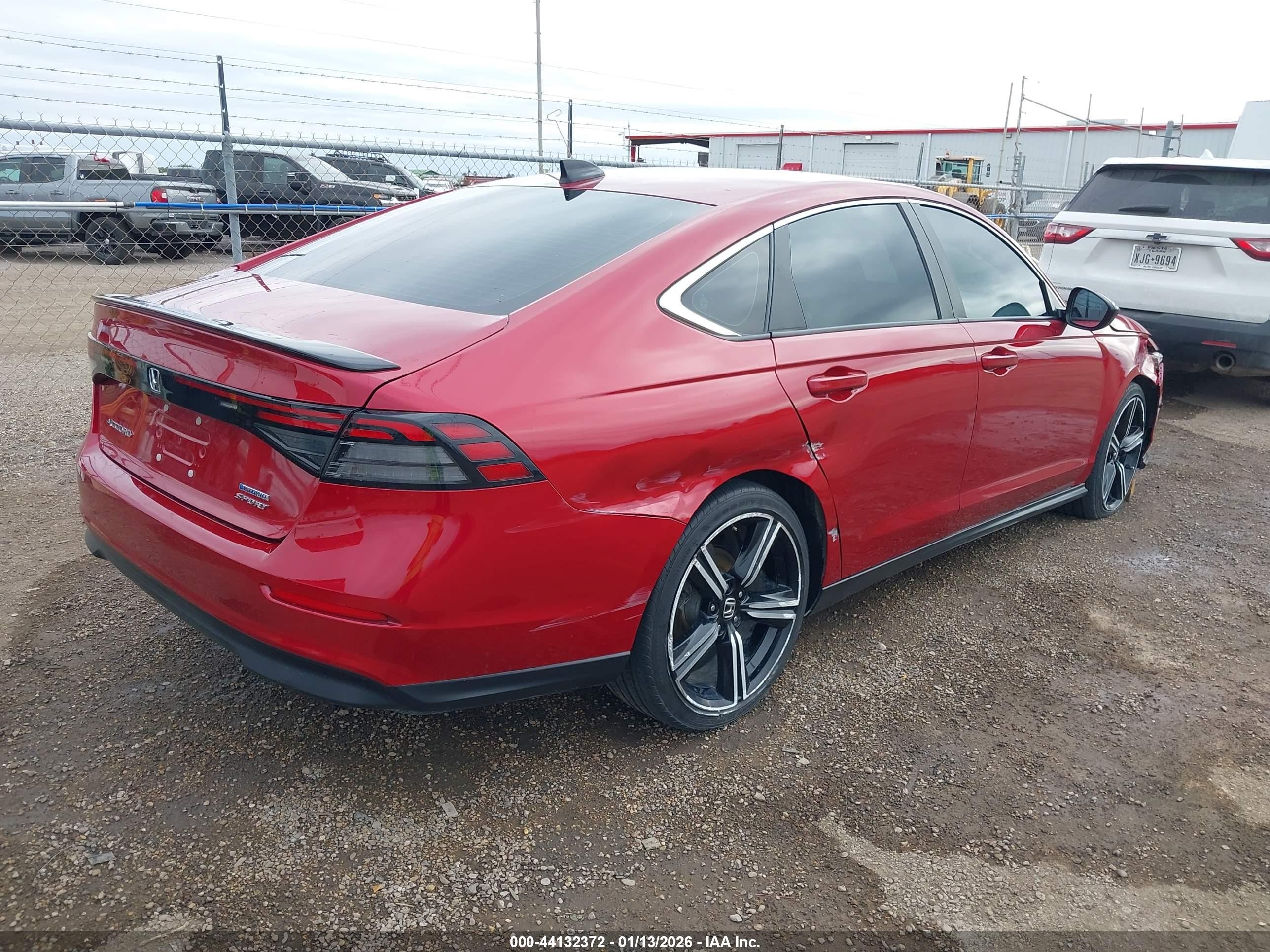 2023 Honda Accord Hybrid Sport Red vin: 1HGCY2F58PA017932