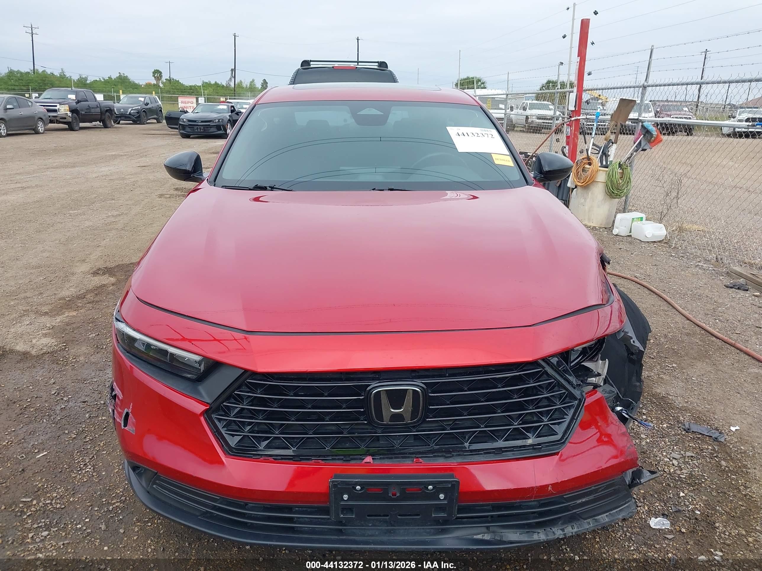 2023 Honda Accord Hybrid Sport Red vin: 1HGCY2F58PA017932