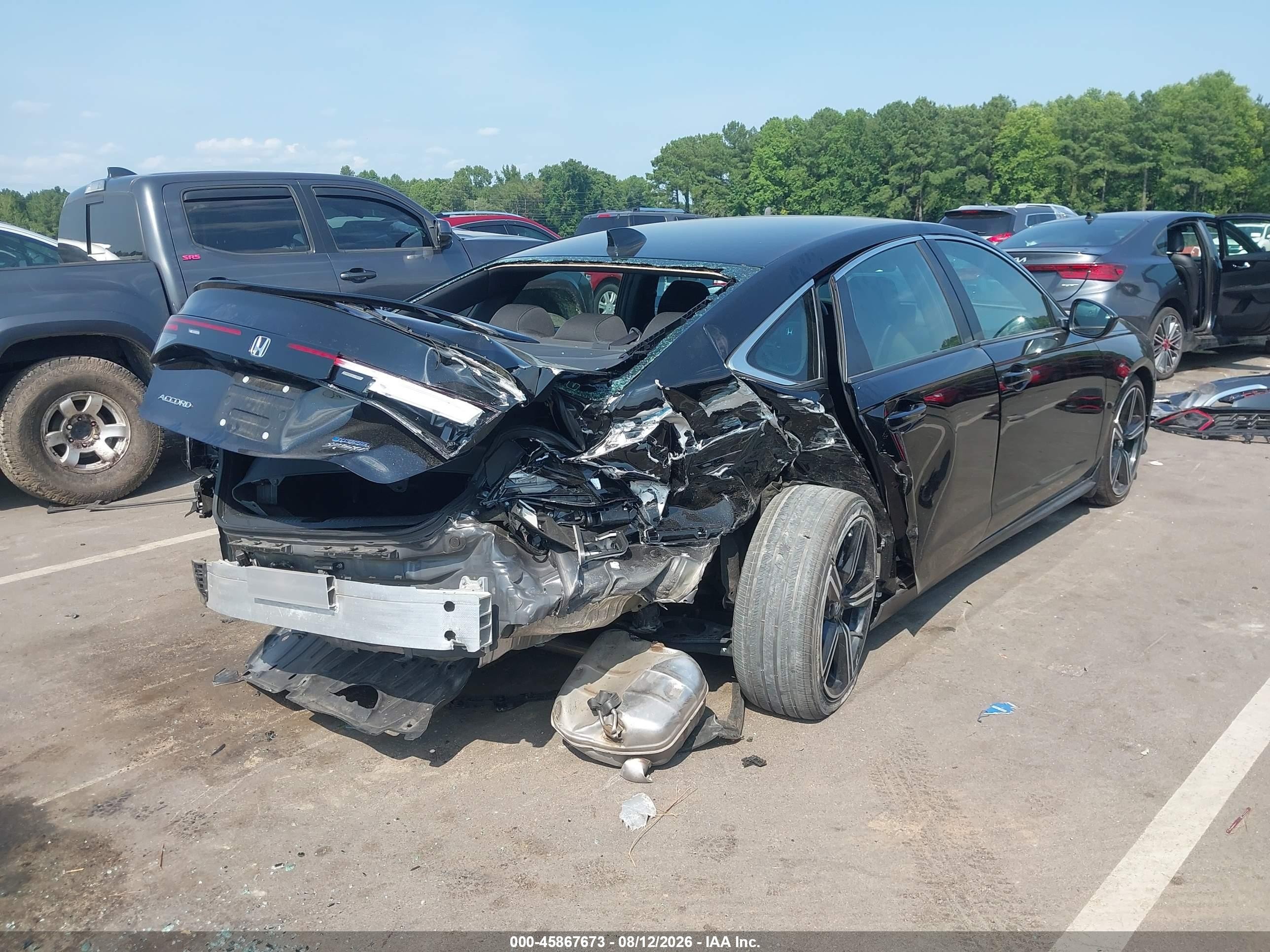 2023 Honda Accord Hybrid Sport Black vin: 1HGCY2F58PA041230
