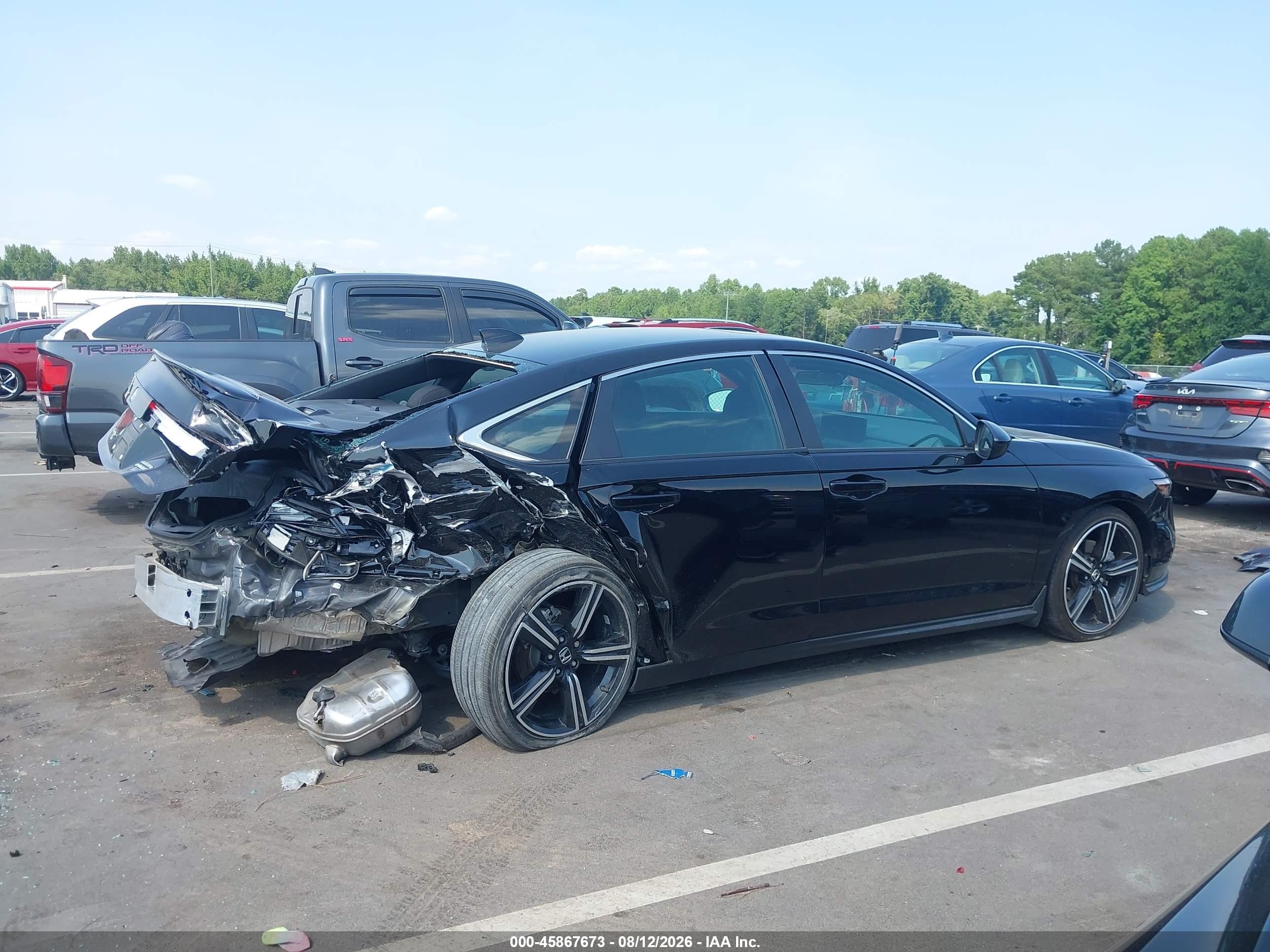 2023 Honda Accord Hybrid Sport Black vin: 1HGCY2F58PA041230