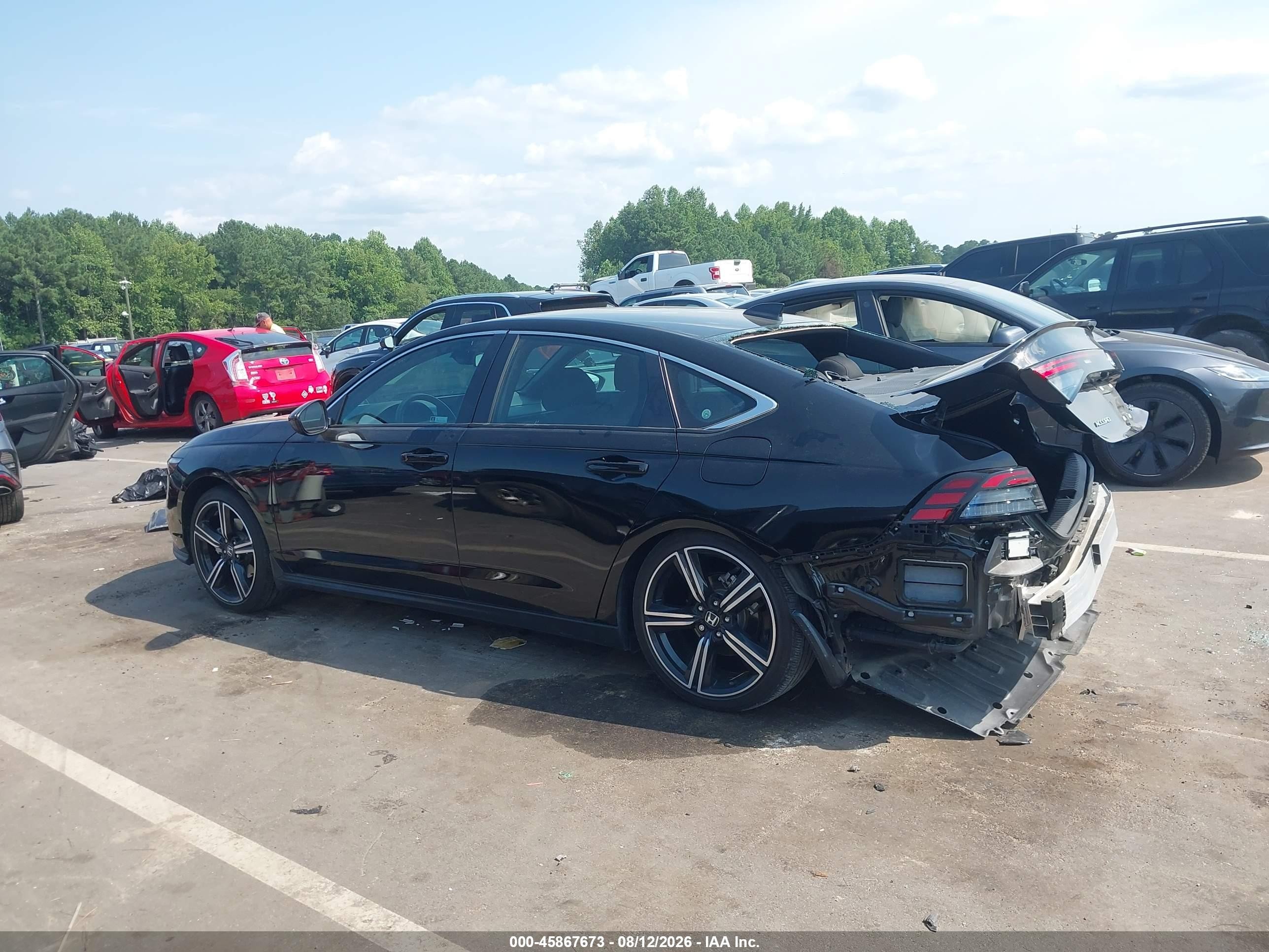 2023 Honda Accord Hybrid Sport Black vin: 1HGCY2F58PA041230