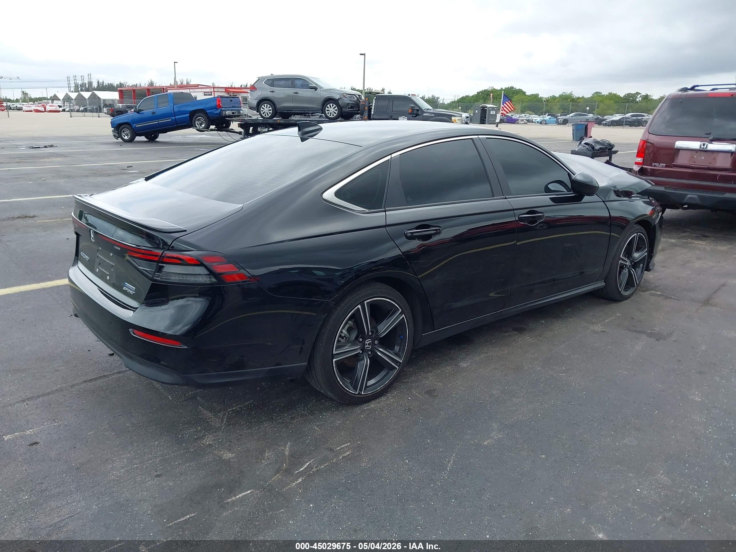 2025 Honda Accord Hybrid Sport Черный vin: 1HGCY2F58SA058862