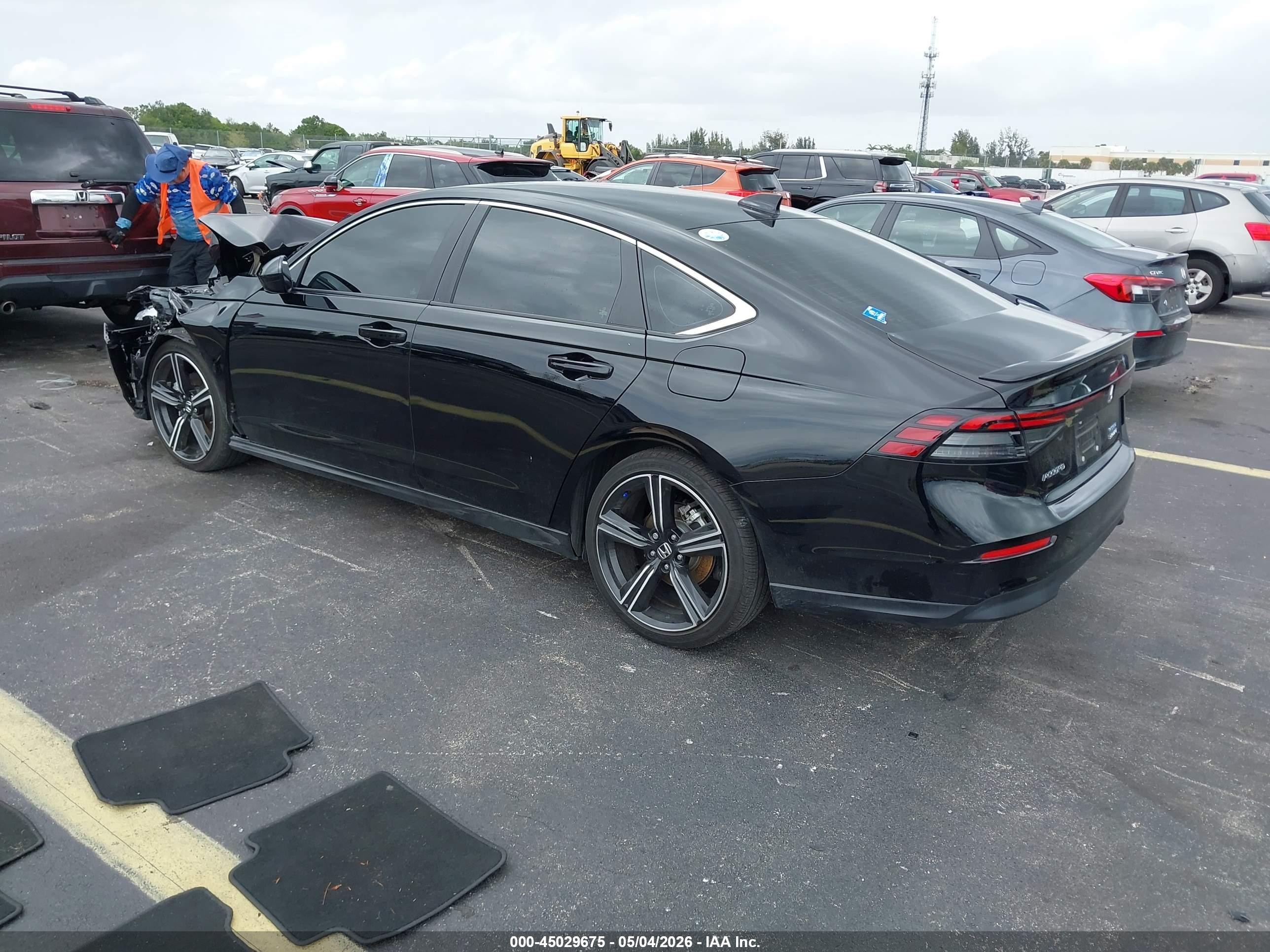 2025 Honda Accord Hybrid Sport Черный vin: 1HGCY2F58SA058862