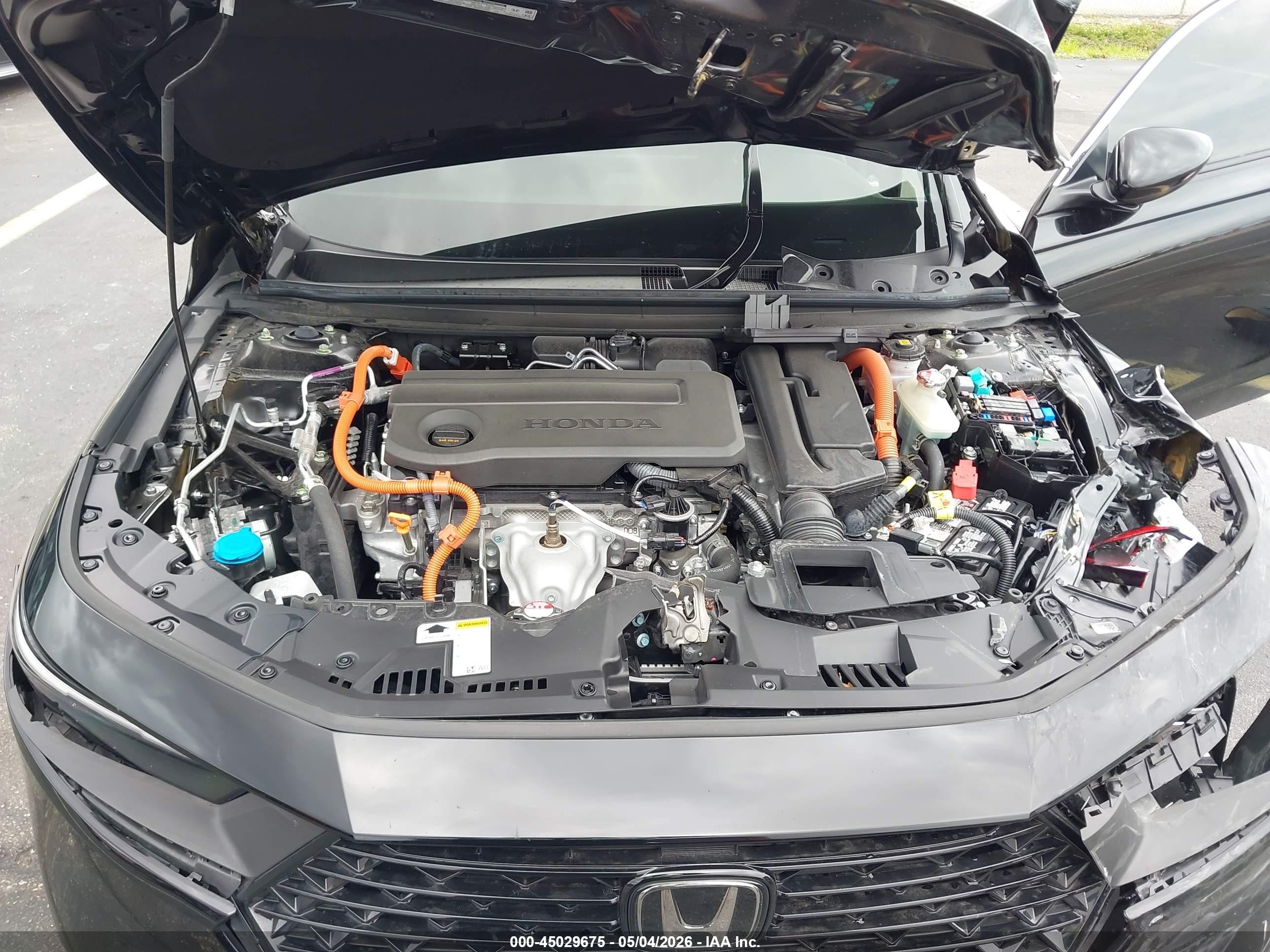 2025 Honda Accord Hybrid Sport Черный vin: 1HGCY2F58SA058862