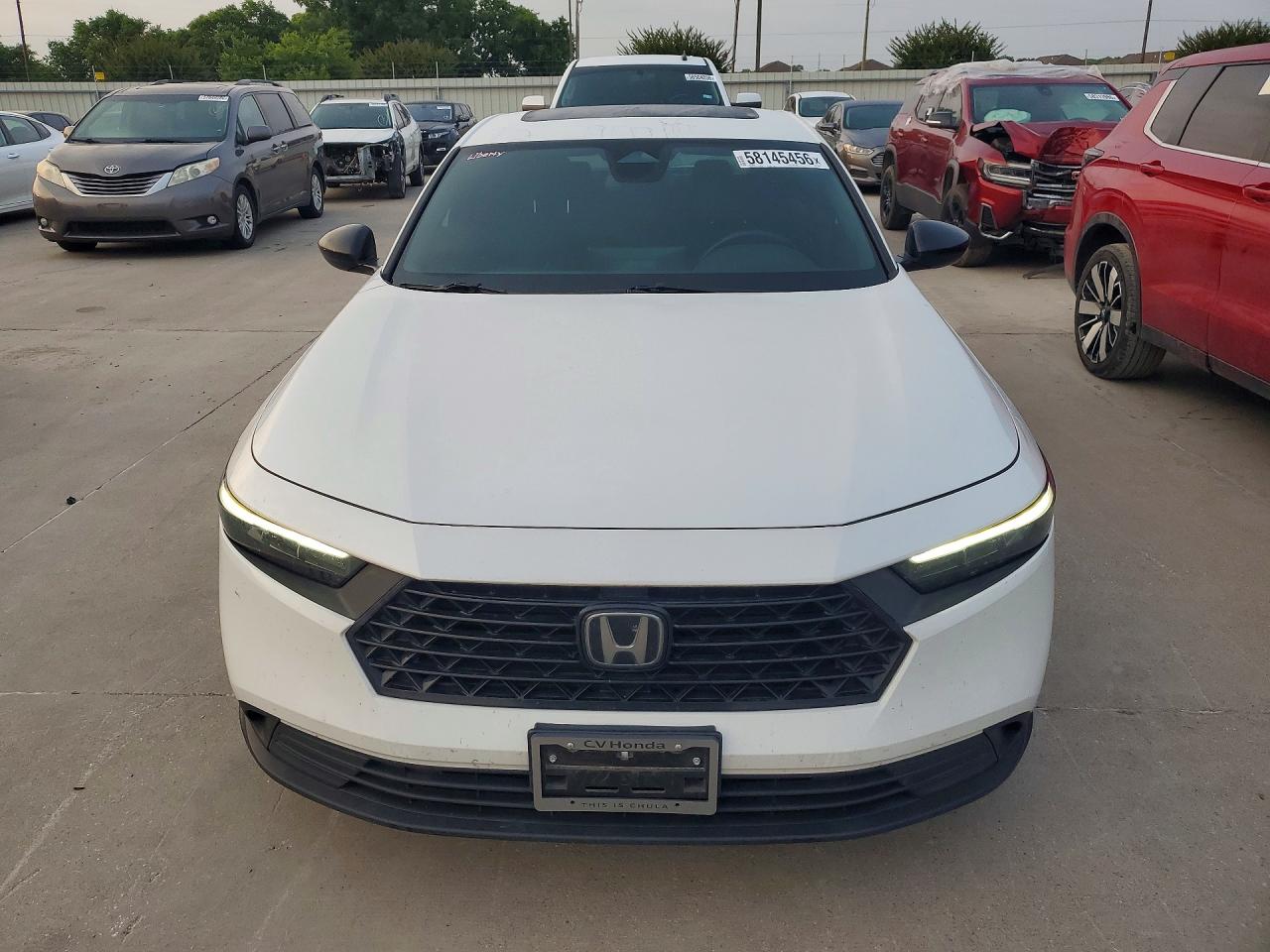 2023 Honda Accord Hybrid Sport White vin: 1HGCY2F59PA015574