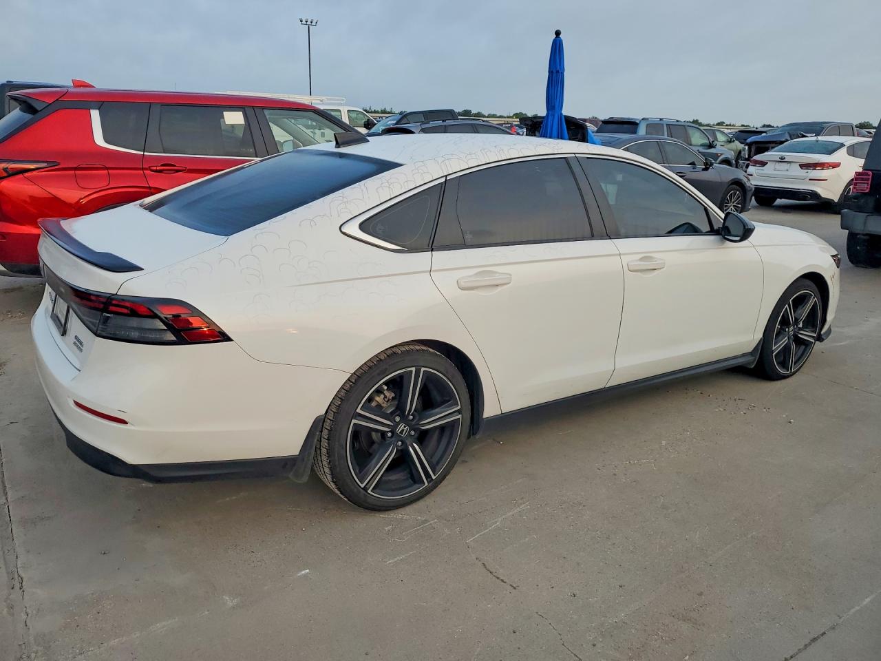 2023 Honda Accord Hybrid Sport White vin: 1HGCY2F59PA015574