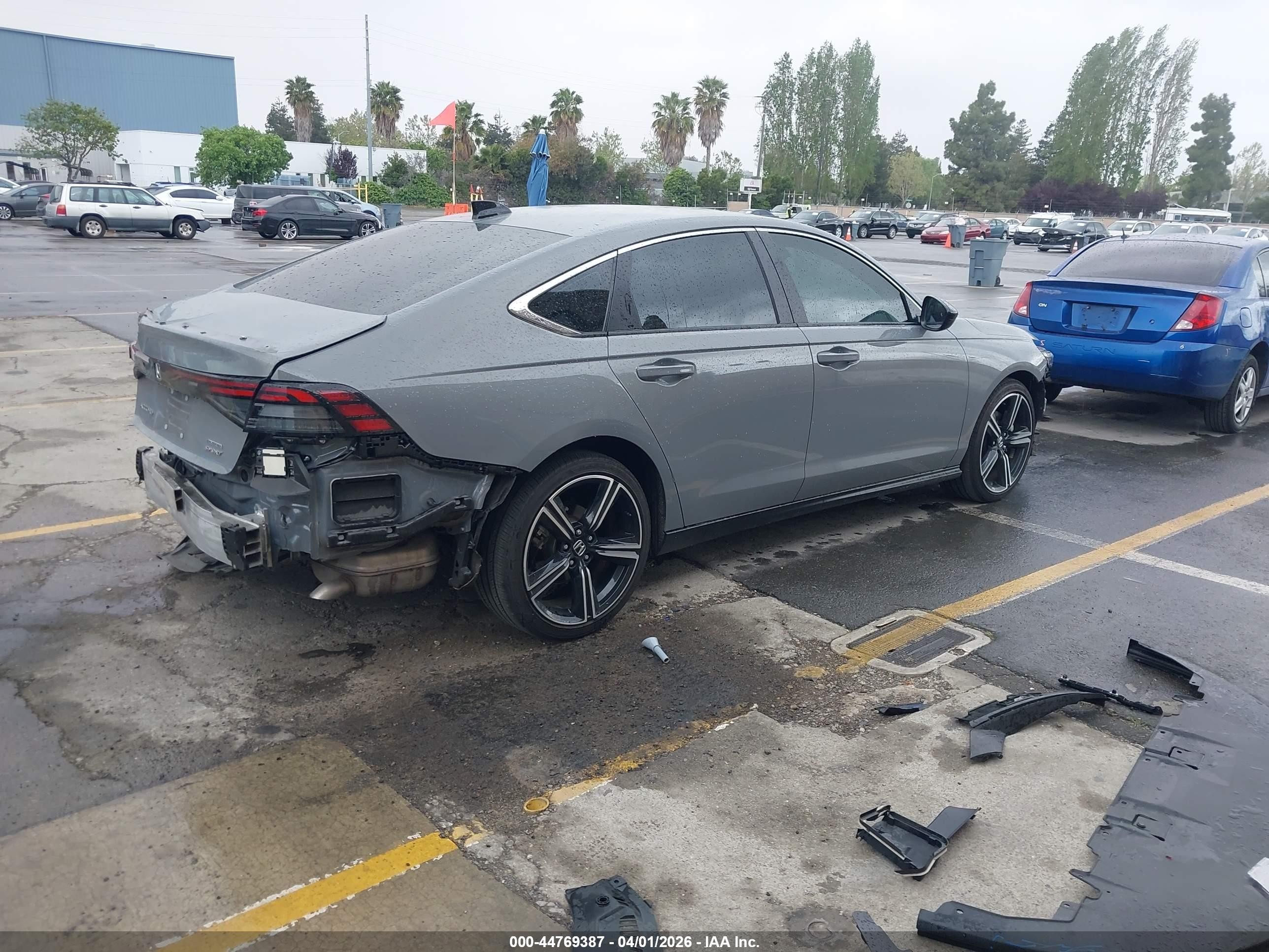 2025 Honda Accord Hybrid Sport Gray vin: 1HGCY2F59SA025174