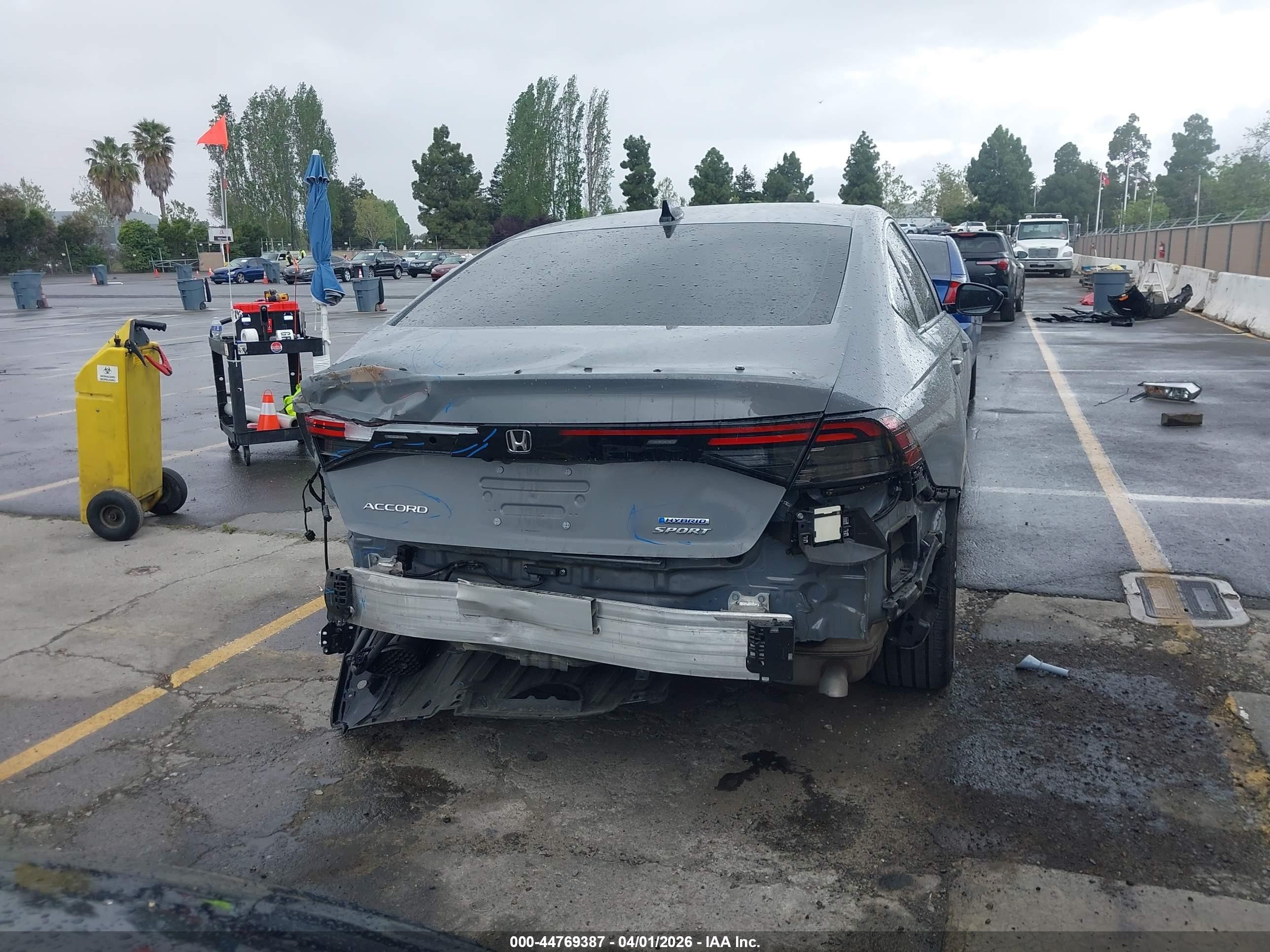 2025 Honda Accord Hybrid Sport Gray vin: 1HGCY2F59SA025174