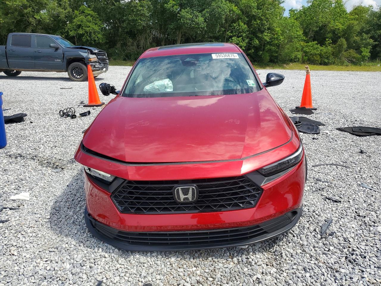2025 Honda Accord Hybrid Sport Red vin: 1HGCY2F59SA046252