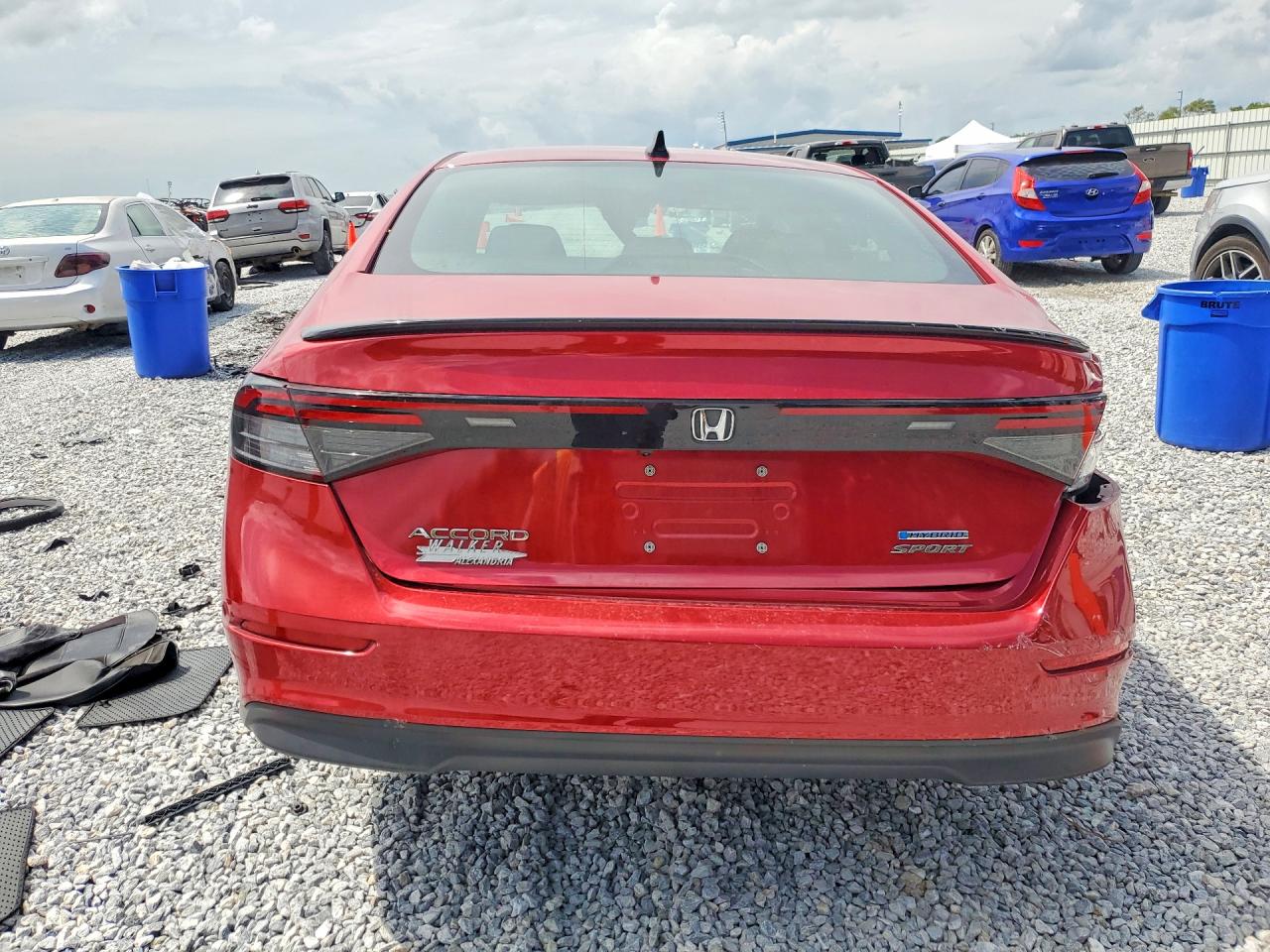 2025 Honda Accord Hybrid Sport Red vin: 1HGCY2F59SA046252