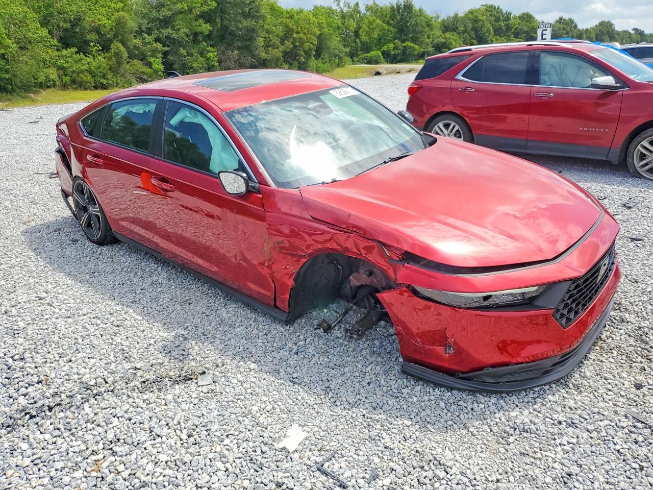 2025 Honda Accord Hybrid Sport Red vin: 1HGCY2F59SA046252