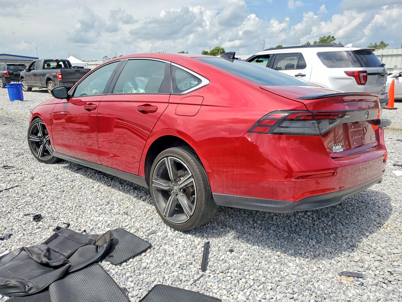 2025 Honda Accord Hybrid Sport Red vin: 1HGCY2F59SA046252