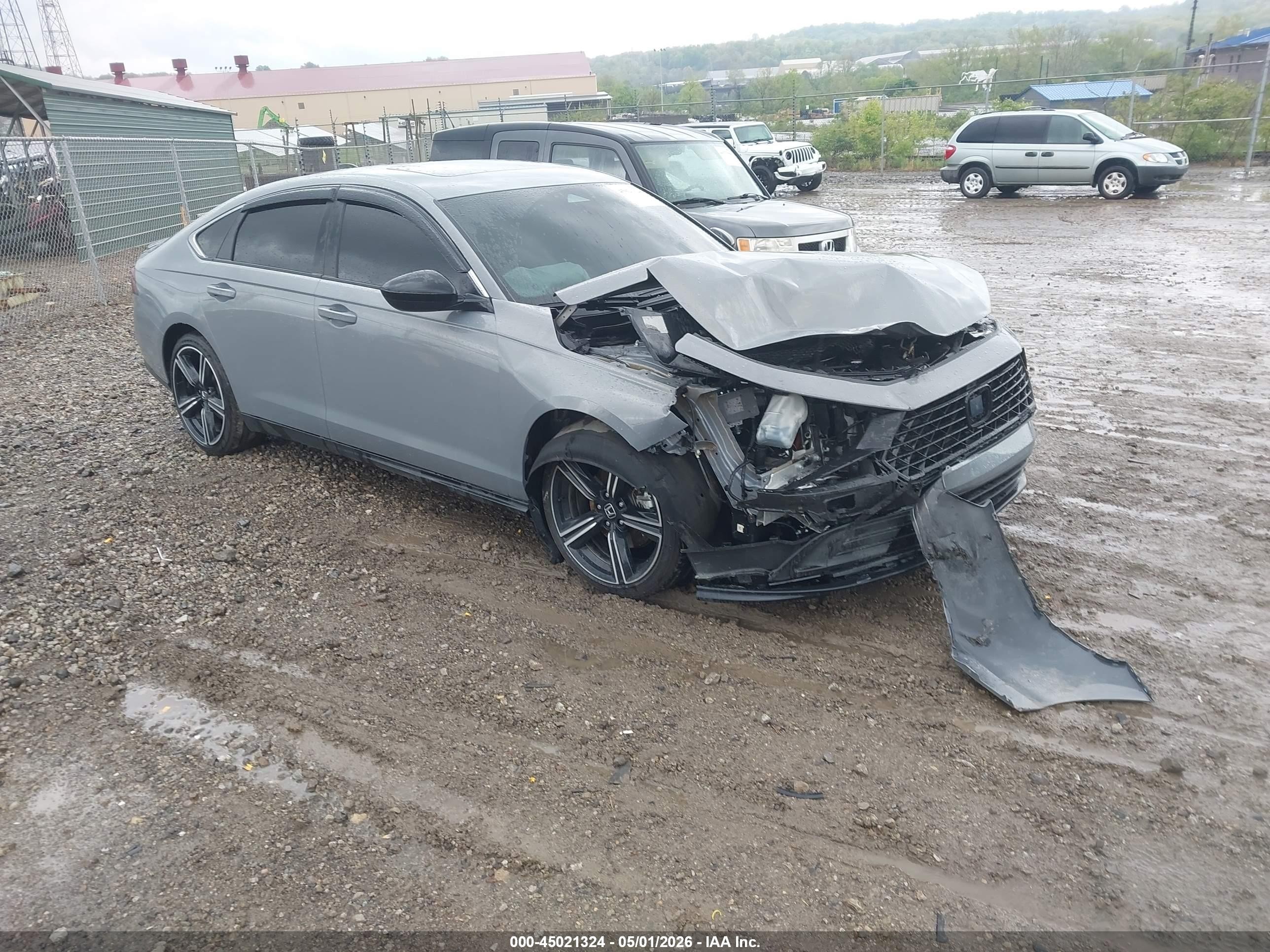 2025 Honda Accord Hybrid Sport Серый vin: 1HGCY2F59SA061298