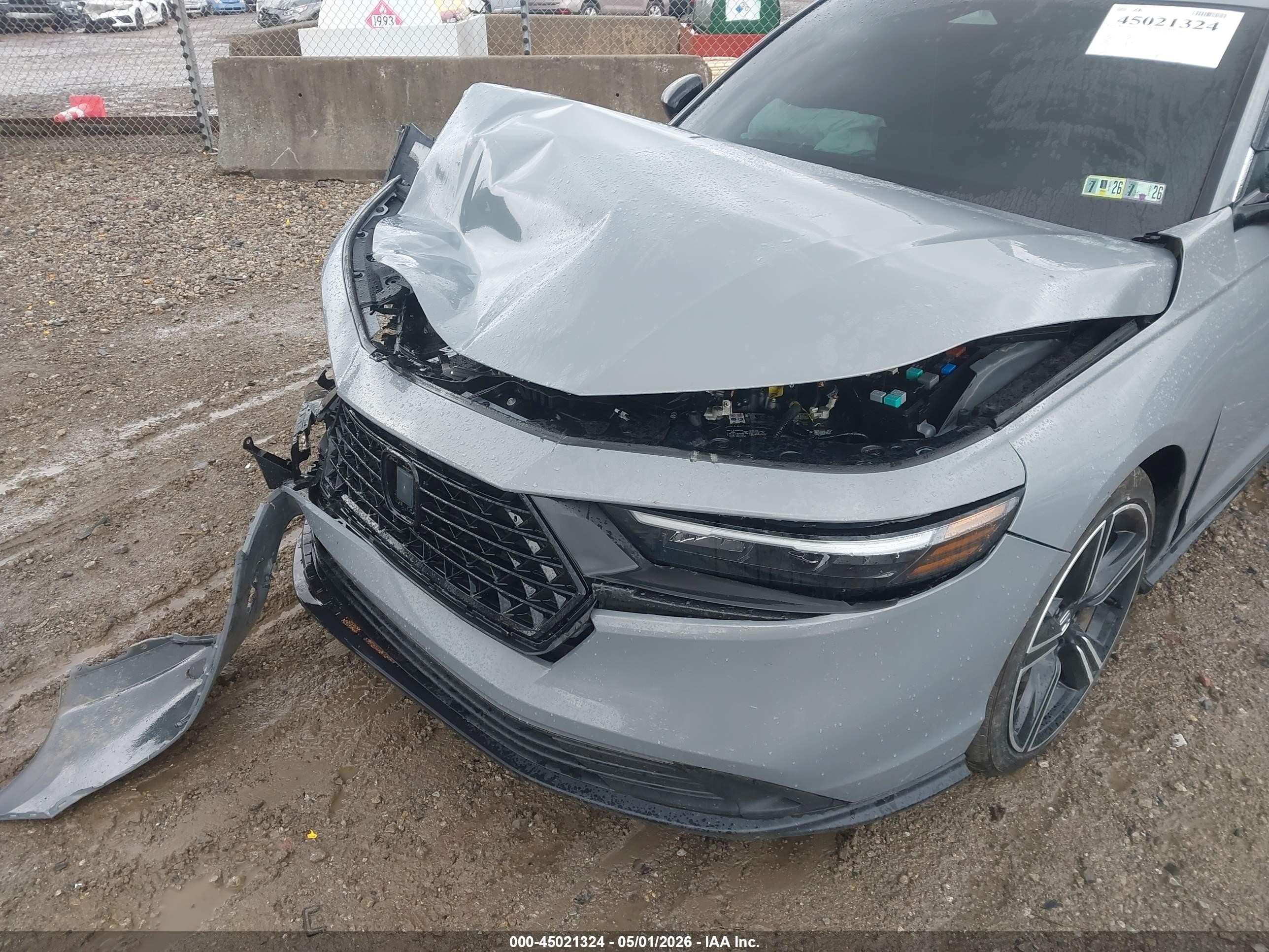 2025 Honda Accord Hybrid Sport Серый vin: 1HGCY2F59SA061298