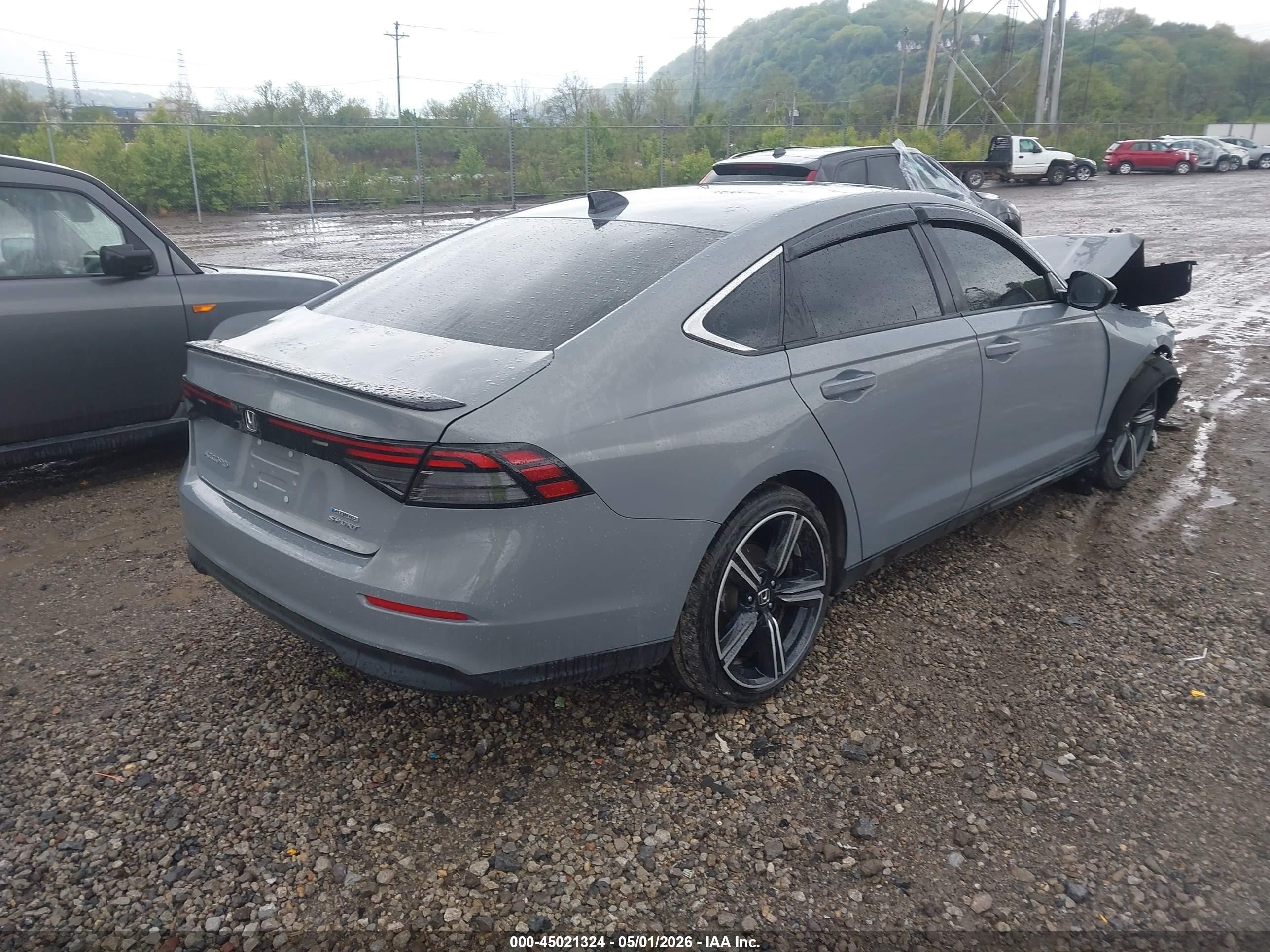 2025 Honda Accord Hybrid Sport Серый vin: 1HGCY2F59SA061298