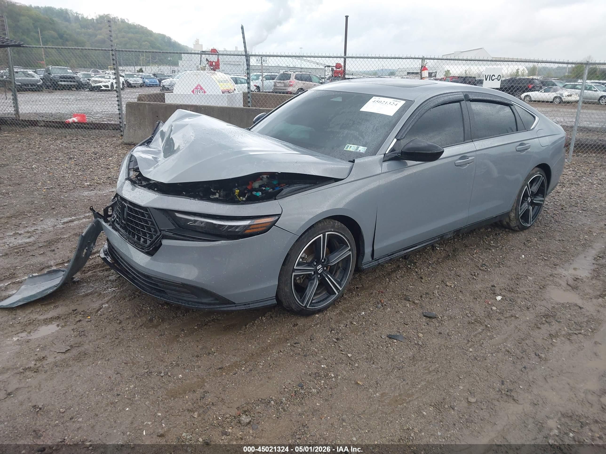 2025 Honda Accord Hybrid Sport Серый vin: 1HGCY2F59SA061298