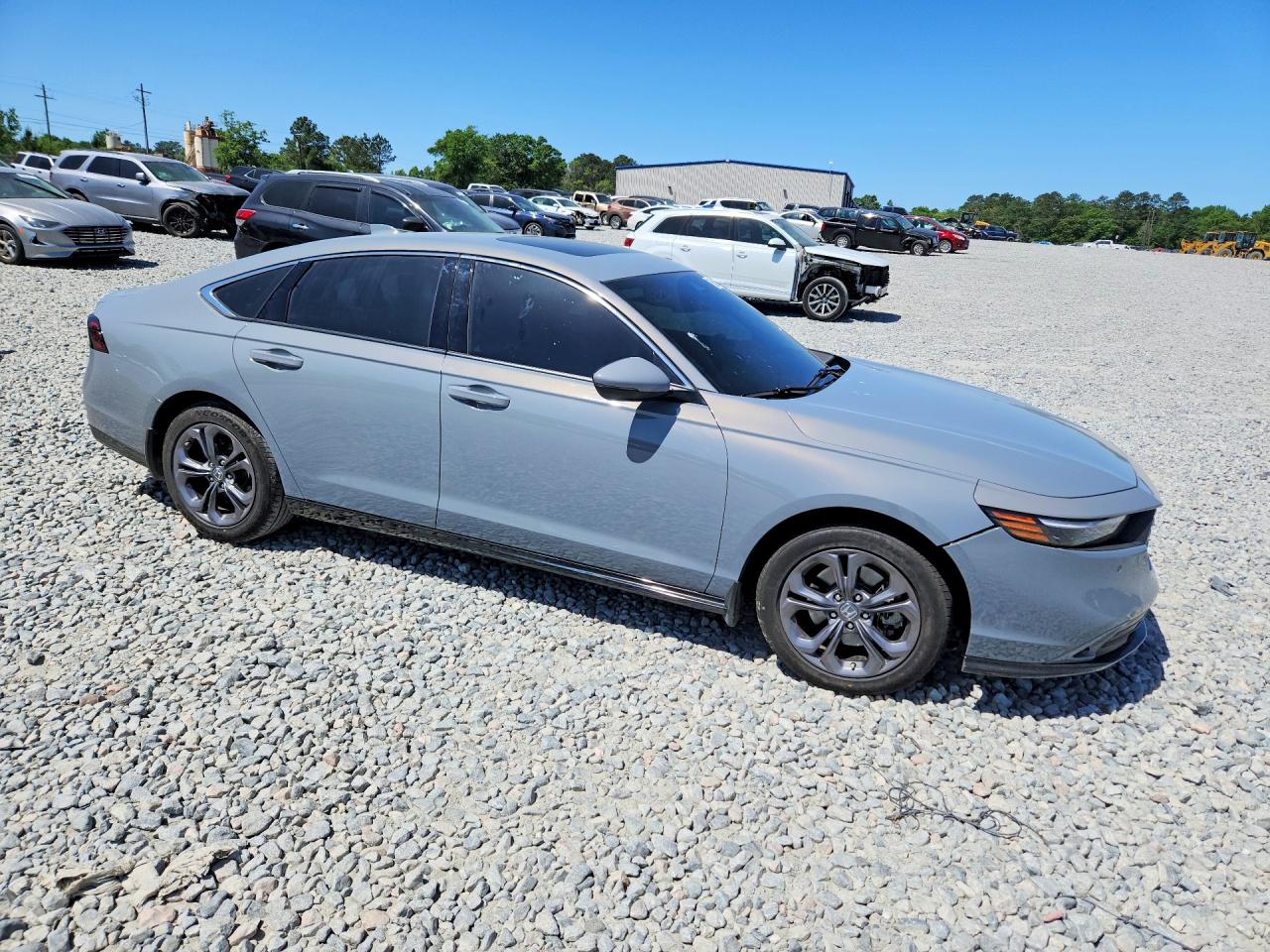 2025 Honda Accord Hybrid Exl Gray vin: 1HGCY2F61SA008605