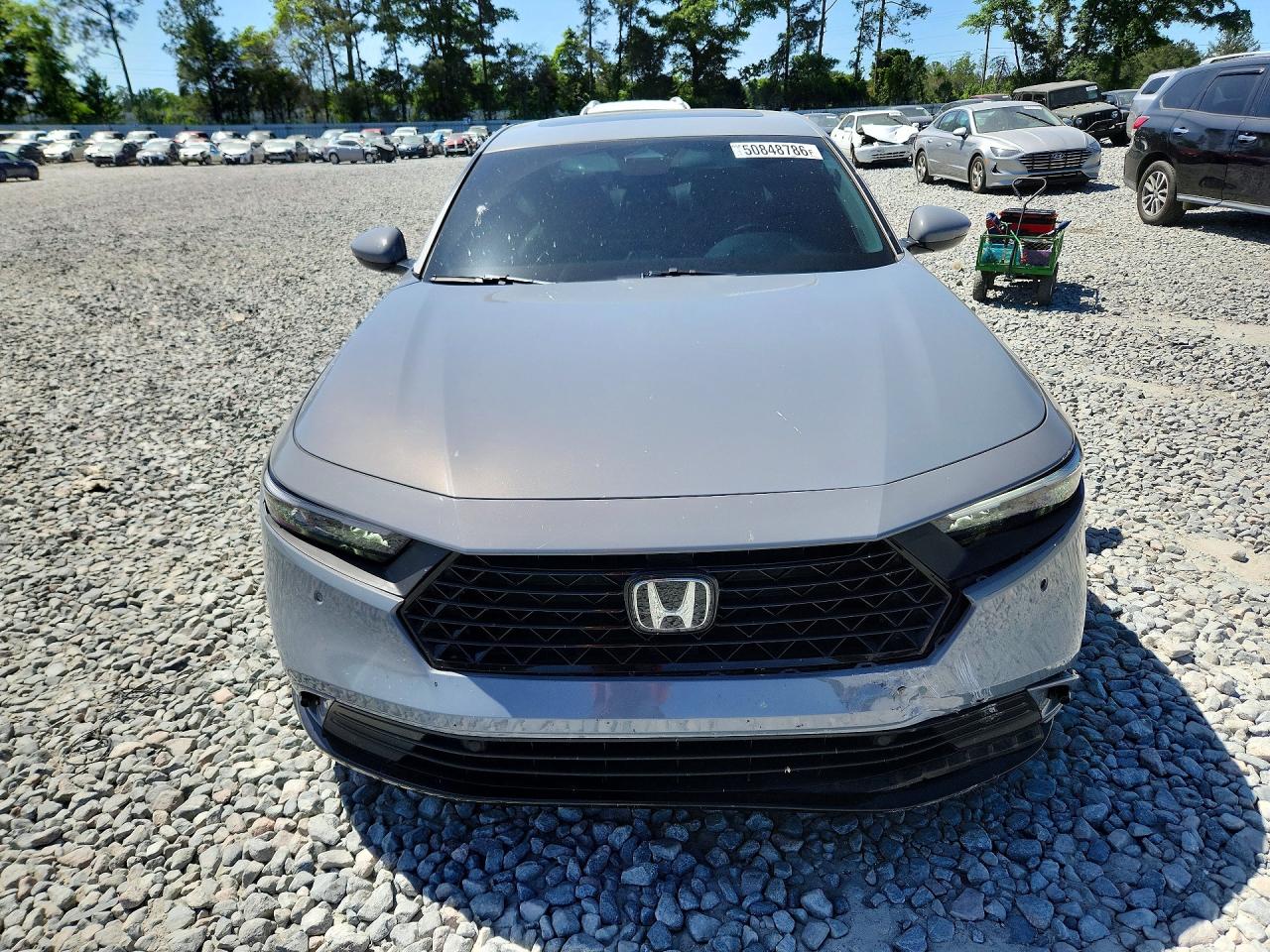 2025 Honda Accord Hybrid Exl Gray vin: 1HGCY2F61SA008605