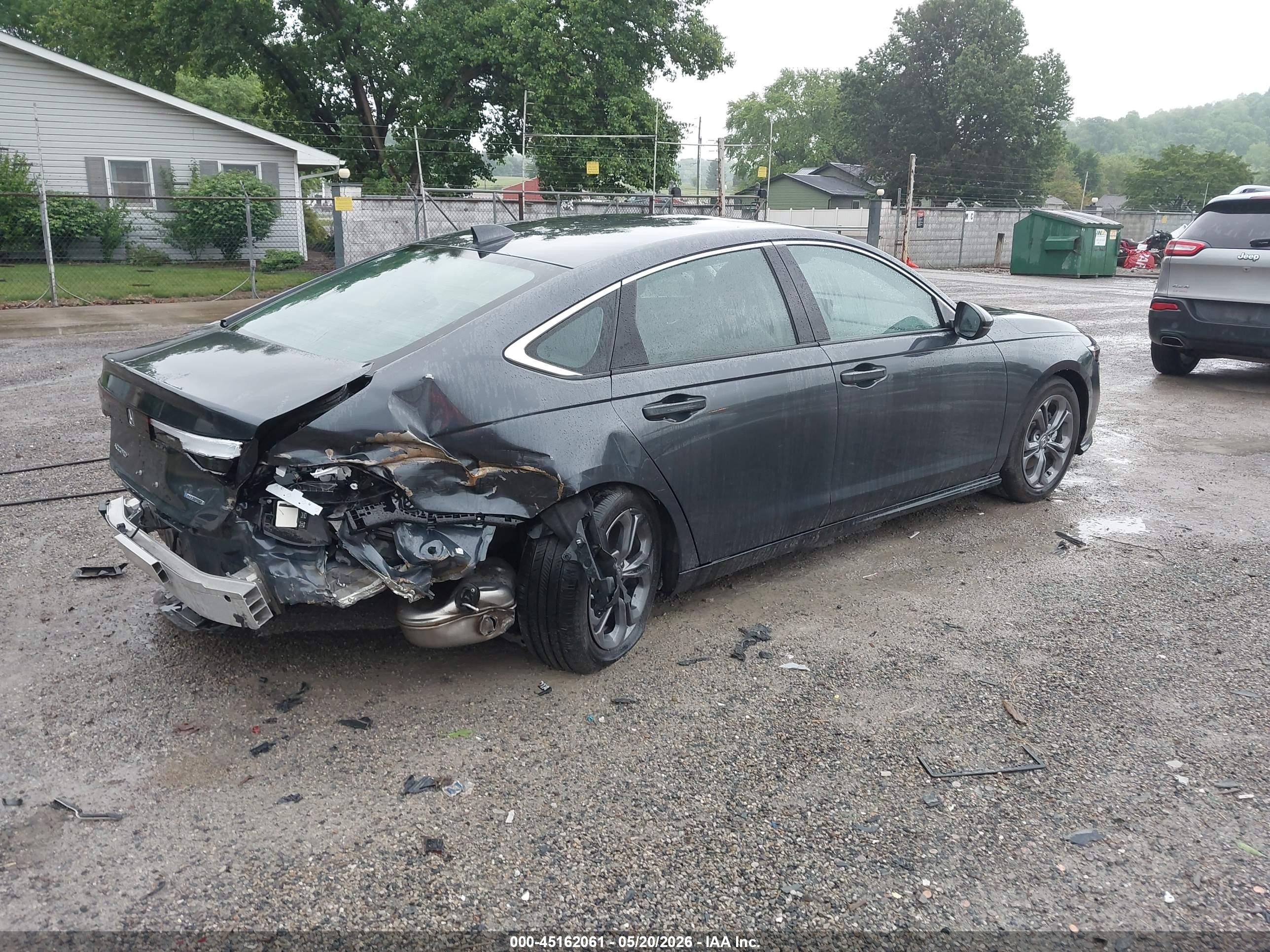 2025 Honda Accord Hybrid Ex-l Gray vin: 1HGCY2F62SA028491