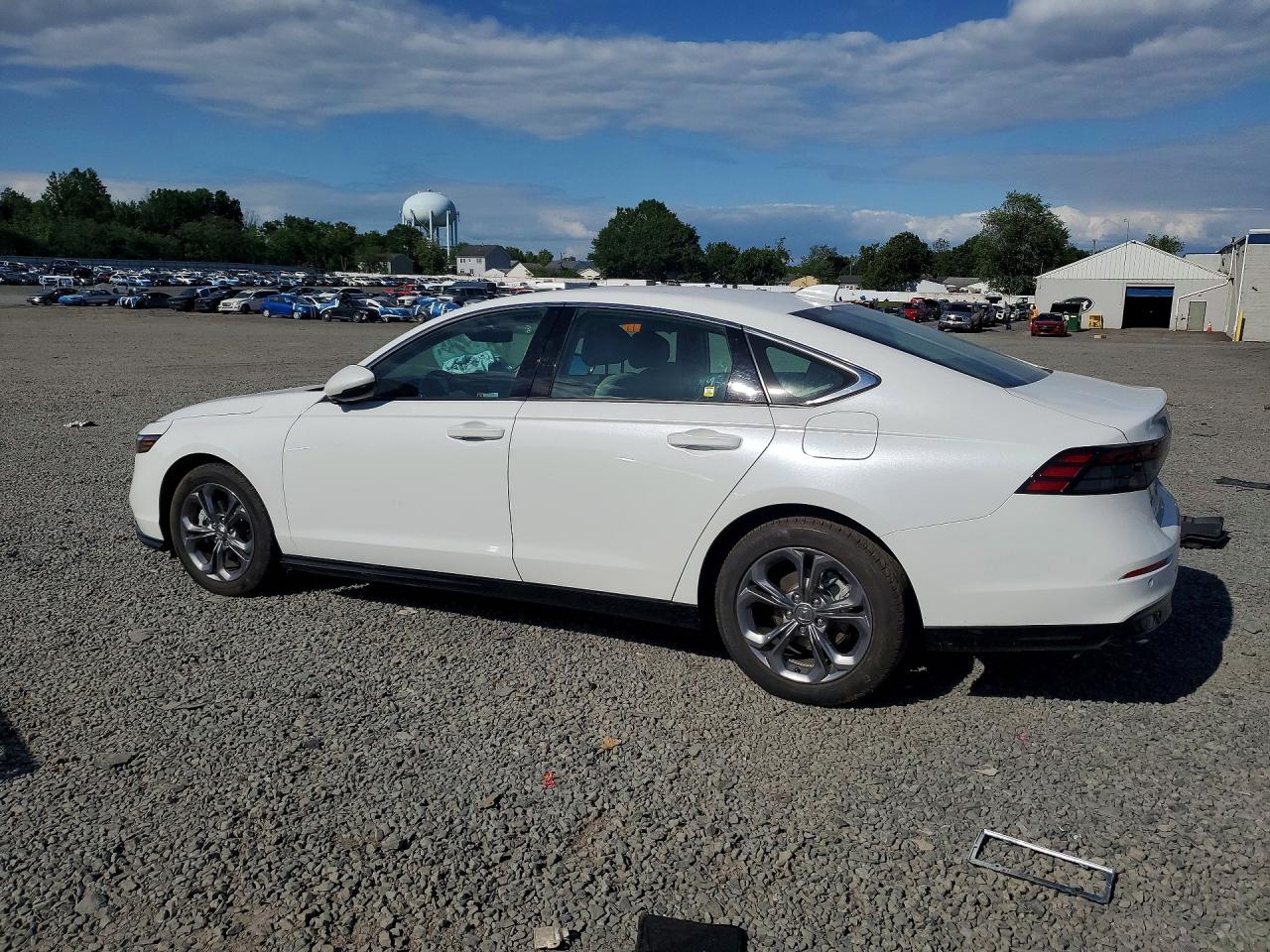 2023 Honda Accord Hybrid Exl White vin: 1HGCY2F63PA048546