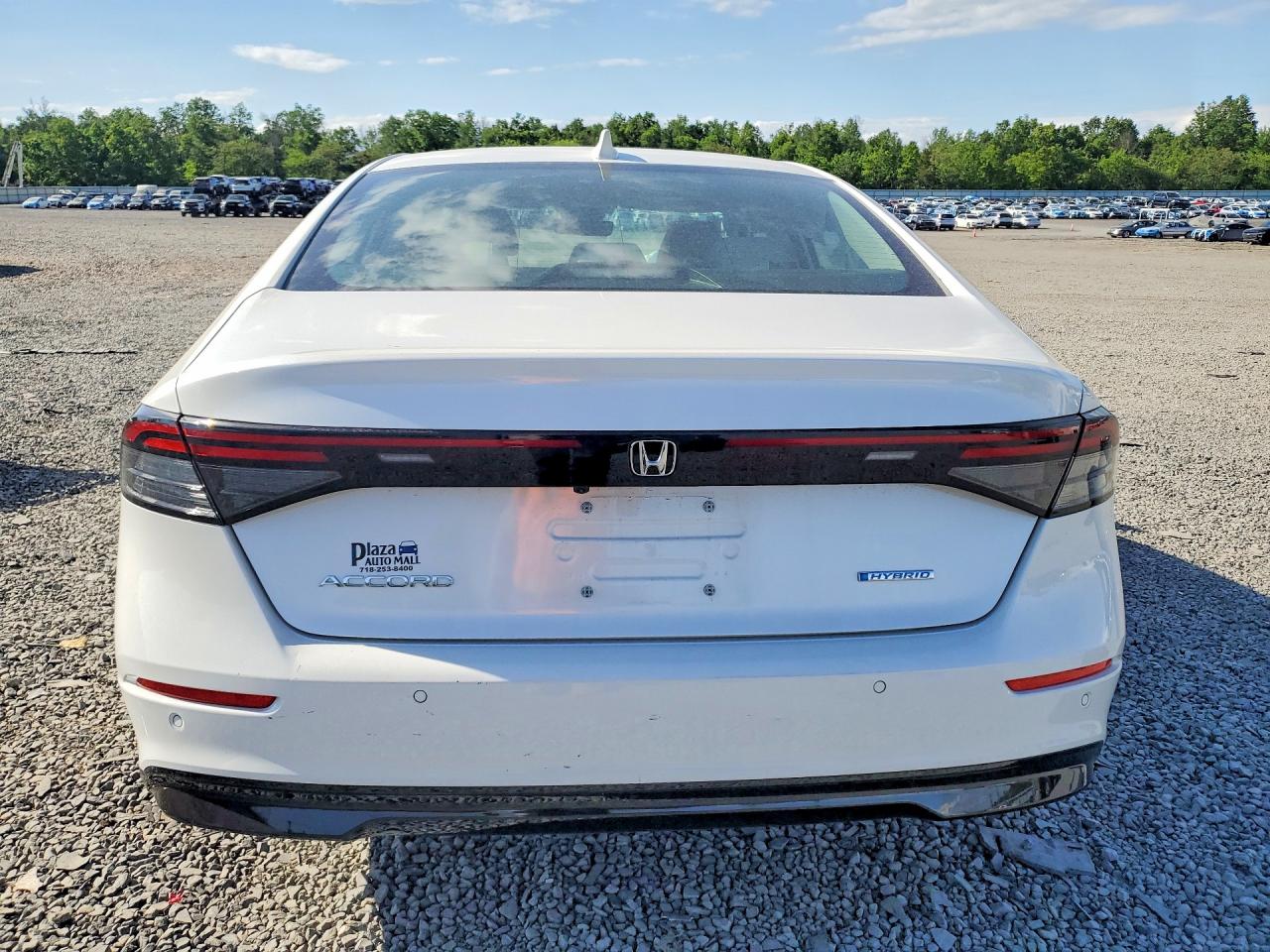 2023 Honda Accord Hybrid Exl White vin: 1HGCY2F63PA048546