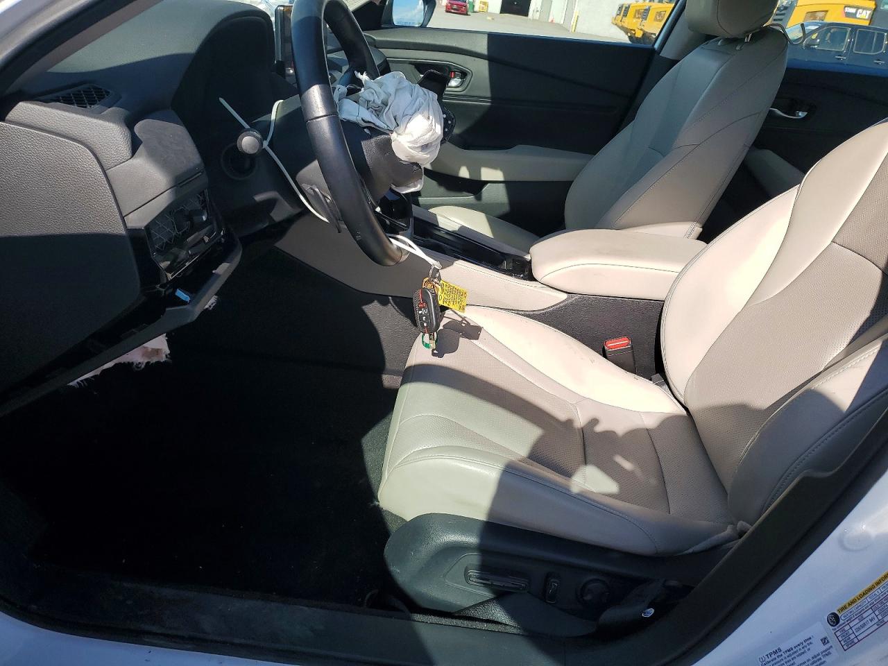 2023 Honda Accord Hybrid Exl White vin: 1HGCY2F63PA048546