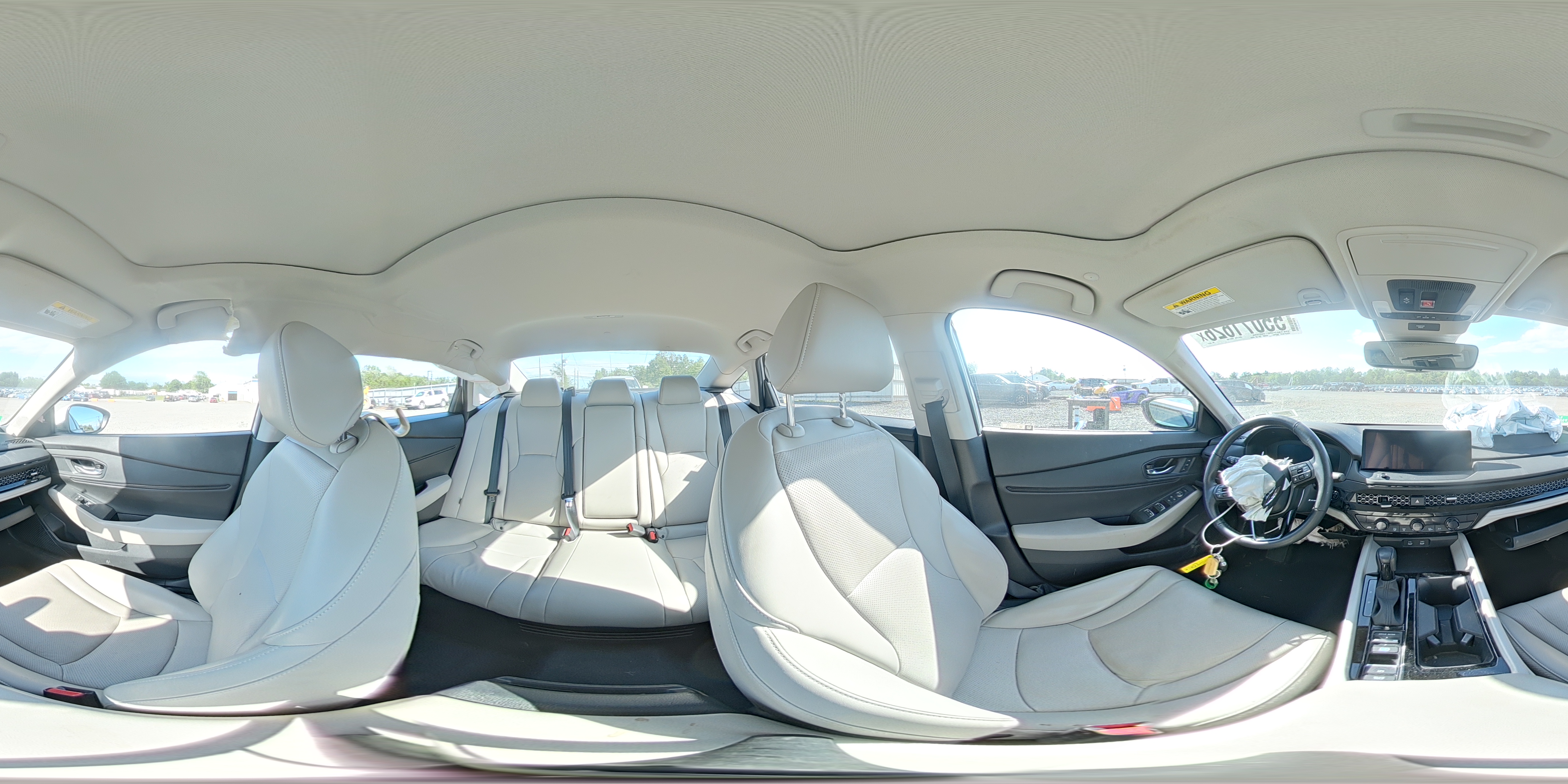 2023 Honda Accord Hybrid Exl White vin: 1HGCY2F63PA048546
