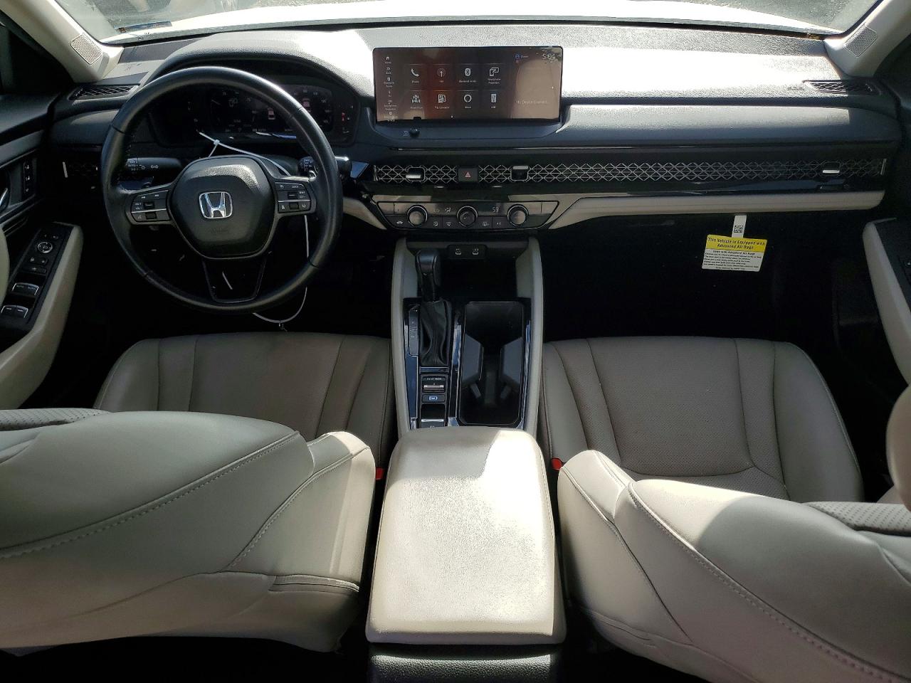 2024 Honda Accord Hybrid Exl White vin: 1HGCY2F63RA075278