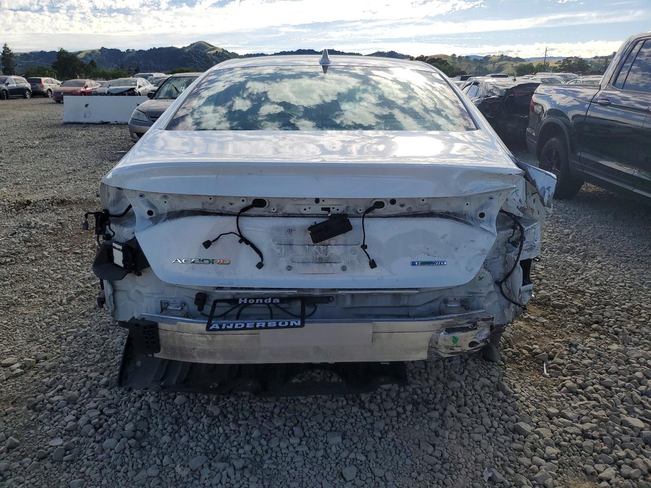2024 Honda Accord Hybrid Exl White vin: 1HGCY2F63RA075278