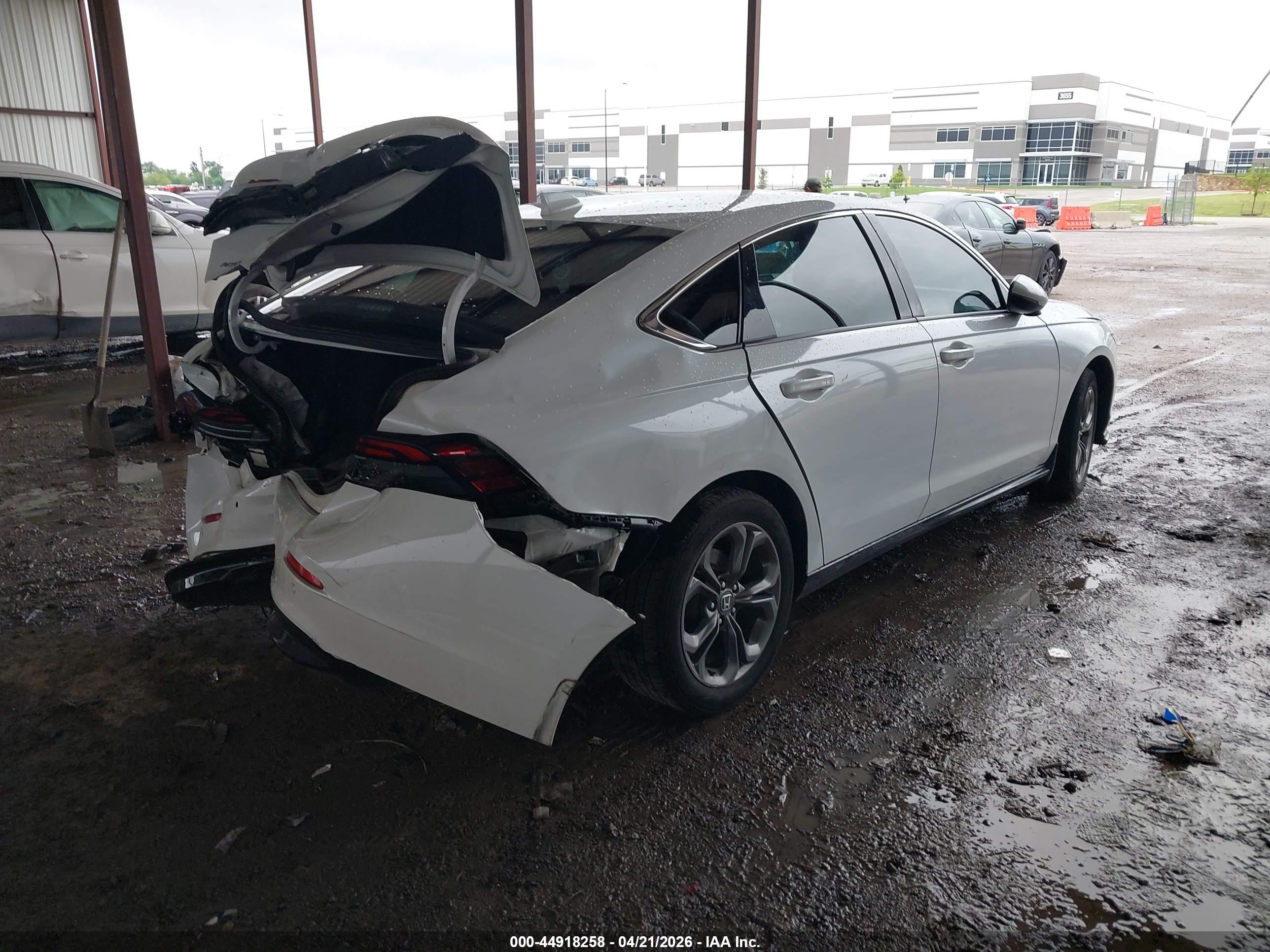 2023 Honda Accord Hybrid Ex-l White vin: 1HGCY2F64PA026717