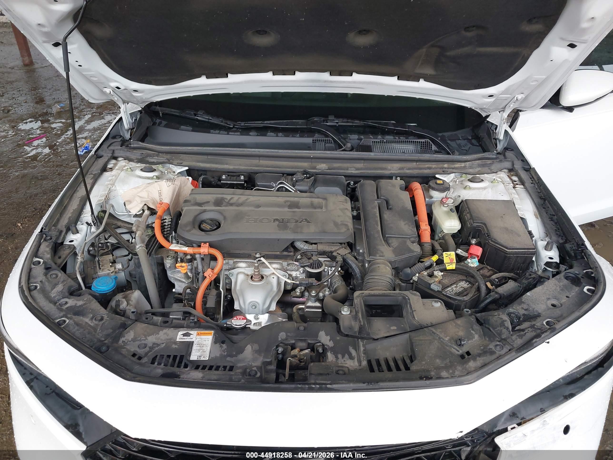 2023 Honda Accord Hybrid Ex-l White vin: 1HGCY2F64PA026717