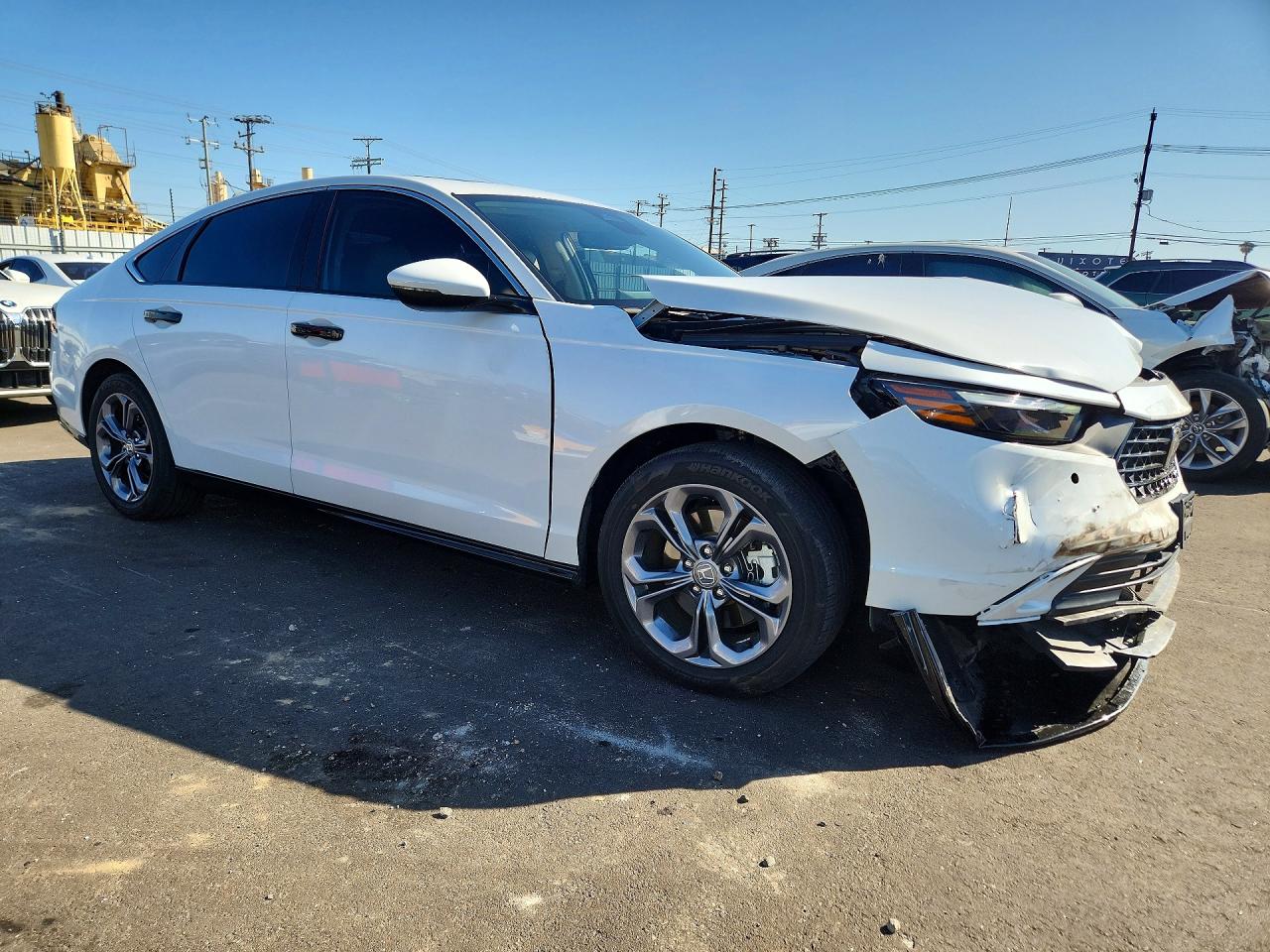 2024 Honda Accord Hybrid Exl White vin: 1HGCY2F64RA094499