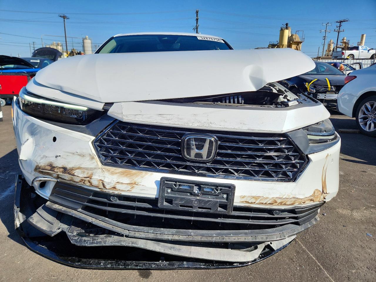 2024 Honda Accord Hybrid Exl White vin: 1HGCY2F64RA094499