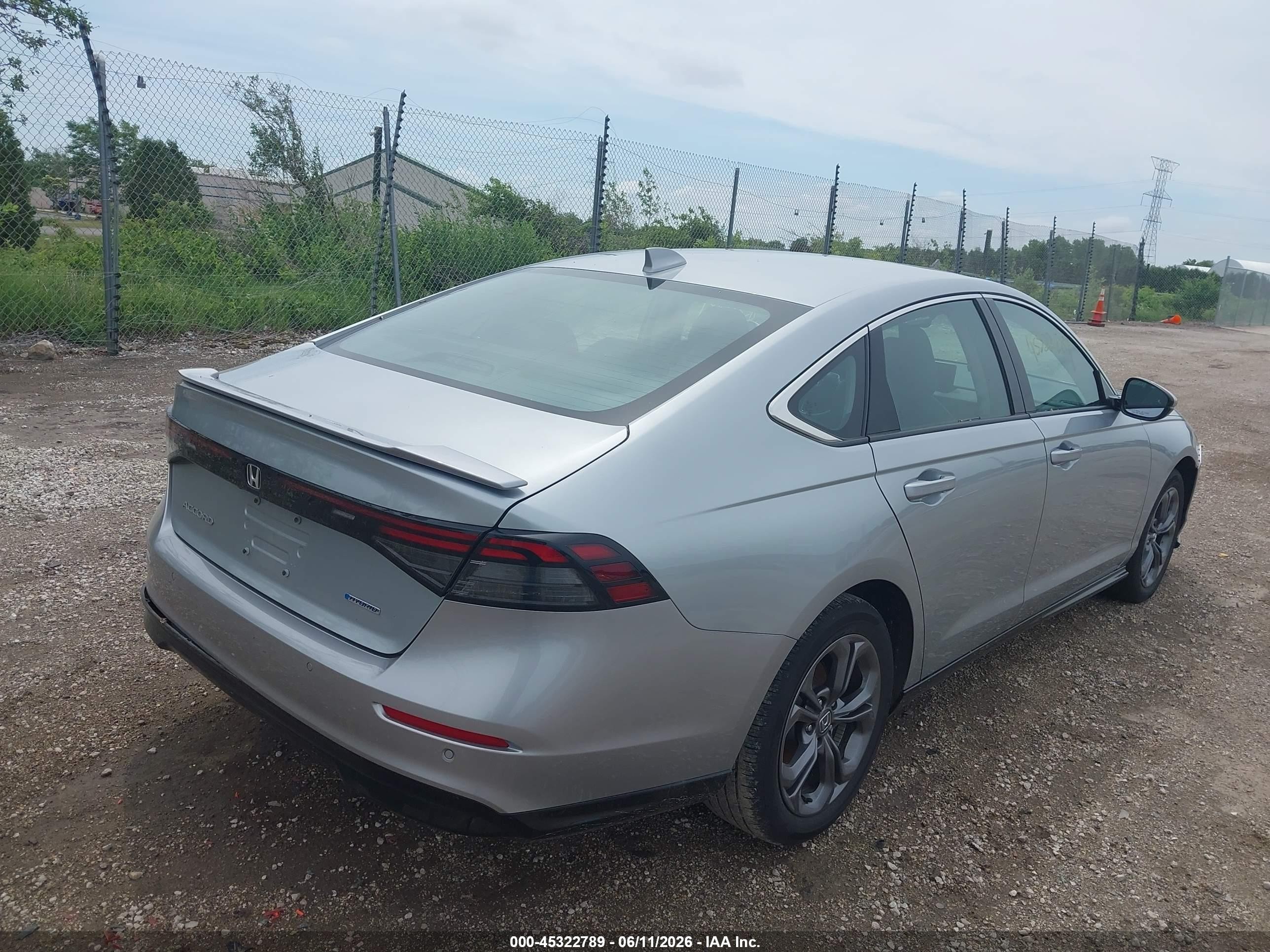 2025 Honda Accord Hybrid Ex-l Silver vin: 1HGCY2F64SA000093