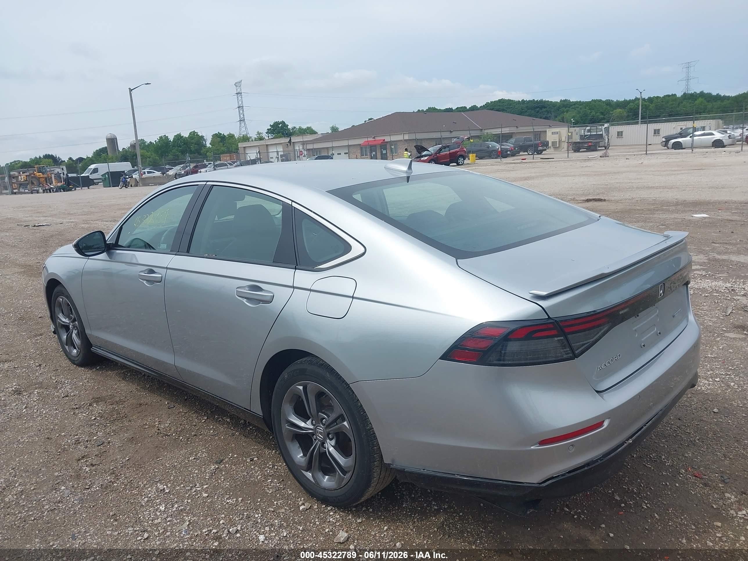2025 Honda Accord Hybrid Ex-l Silver vin: 1HGCY2F64SA000093