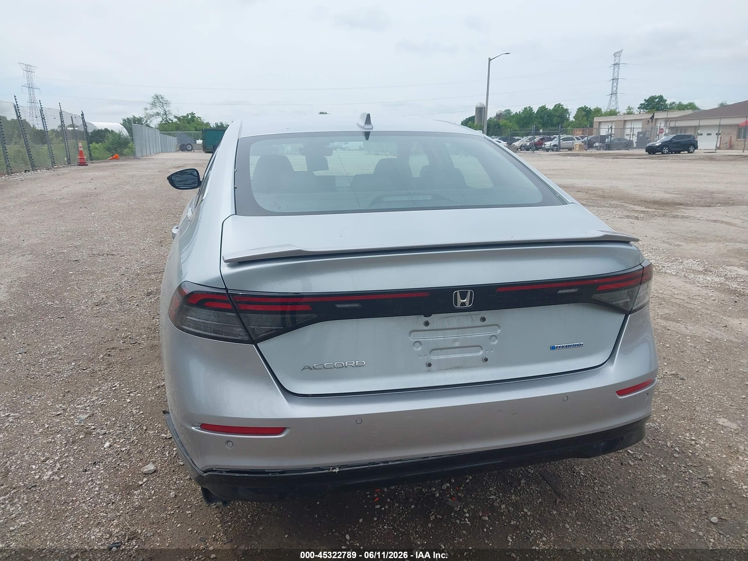 2025 Honda Accord Hybrid Ex-l Silver vin: 1HGCY2F64SA000093