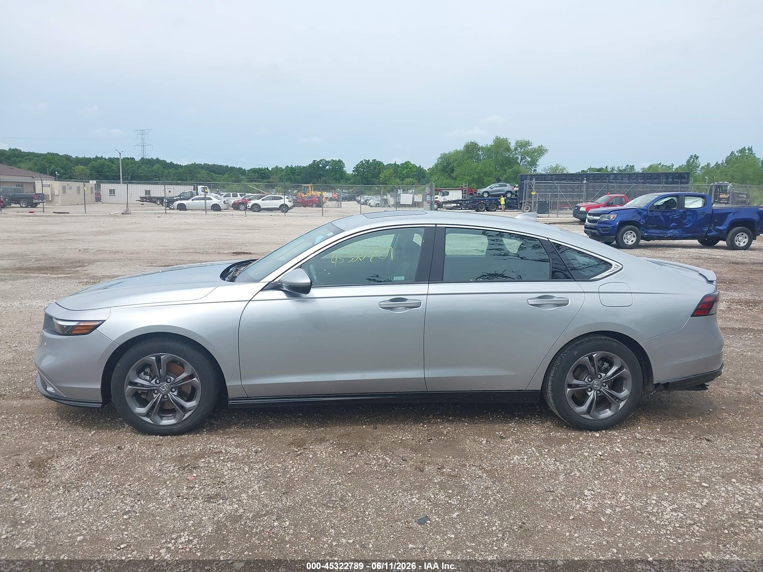 2025 Honda Accord Hybrid Ex-l Silver vin: 1HGCY2F64SA000093