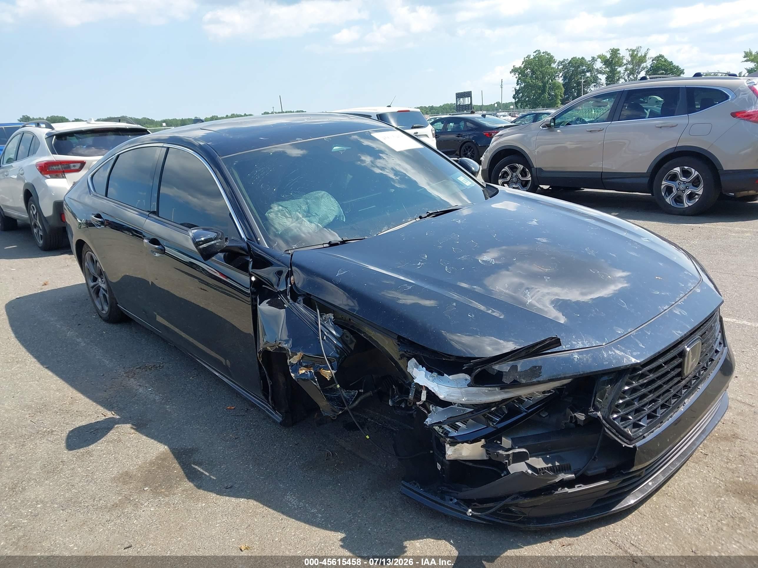 2025 Honda Accord Hybrid Ex-l Black vin: 1HGCY2F64SA023938