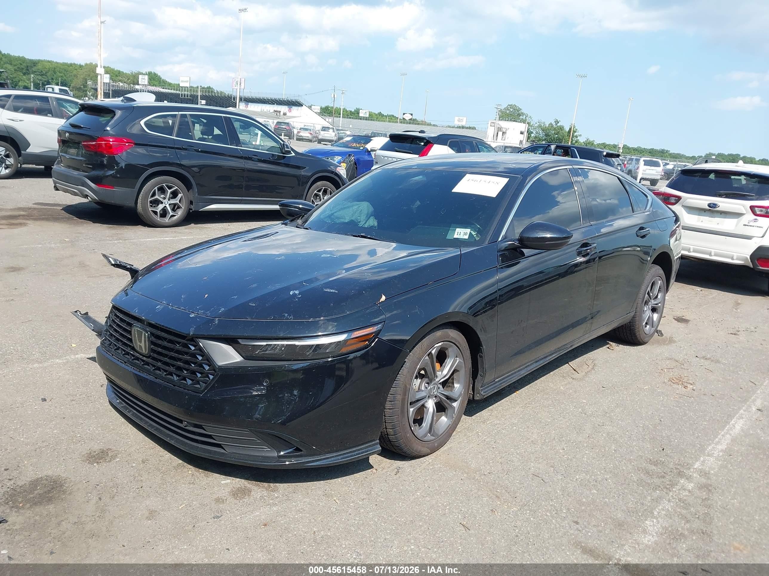 2025 Honda Accord Hybrid Ex-l Black vin: 1HGCY2F64SA023938