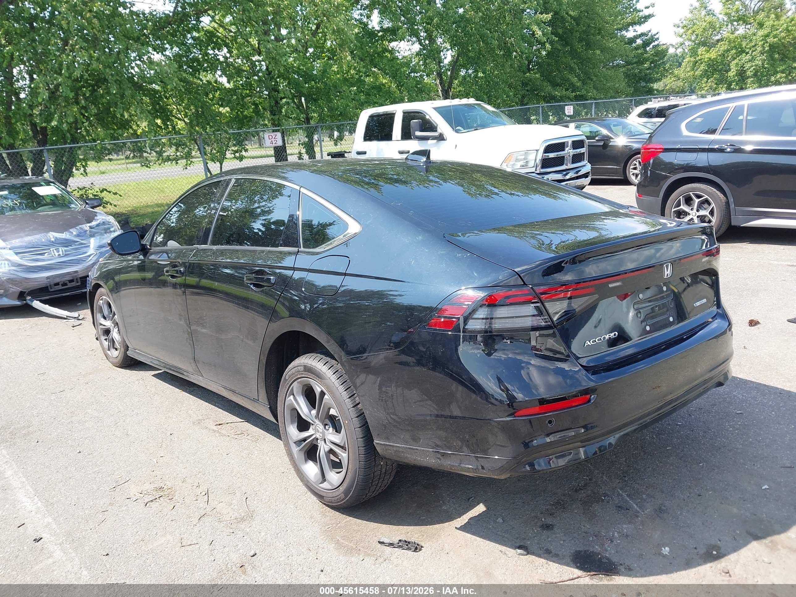 2025 Honda Accord Hybrid Ex-l Black vin: 1HGCY2F64SA023938