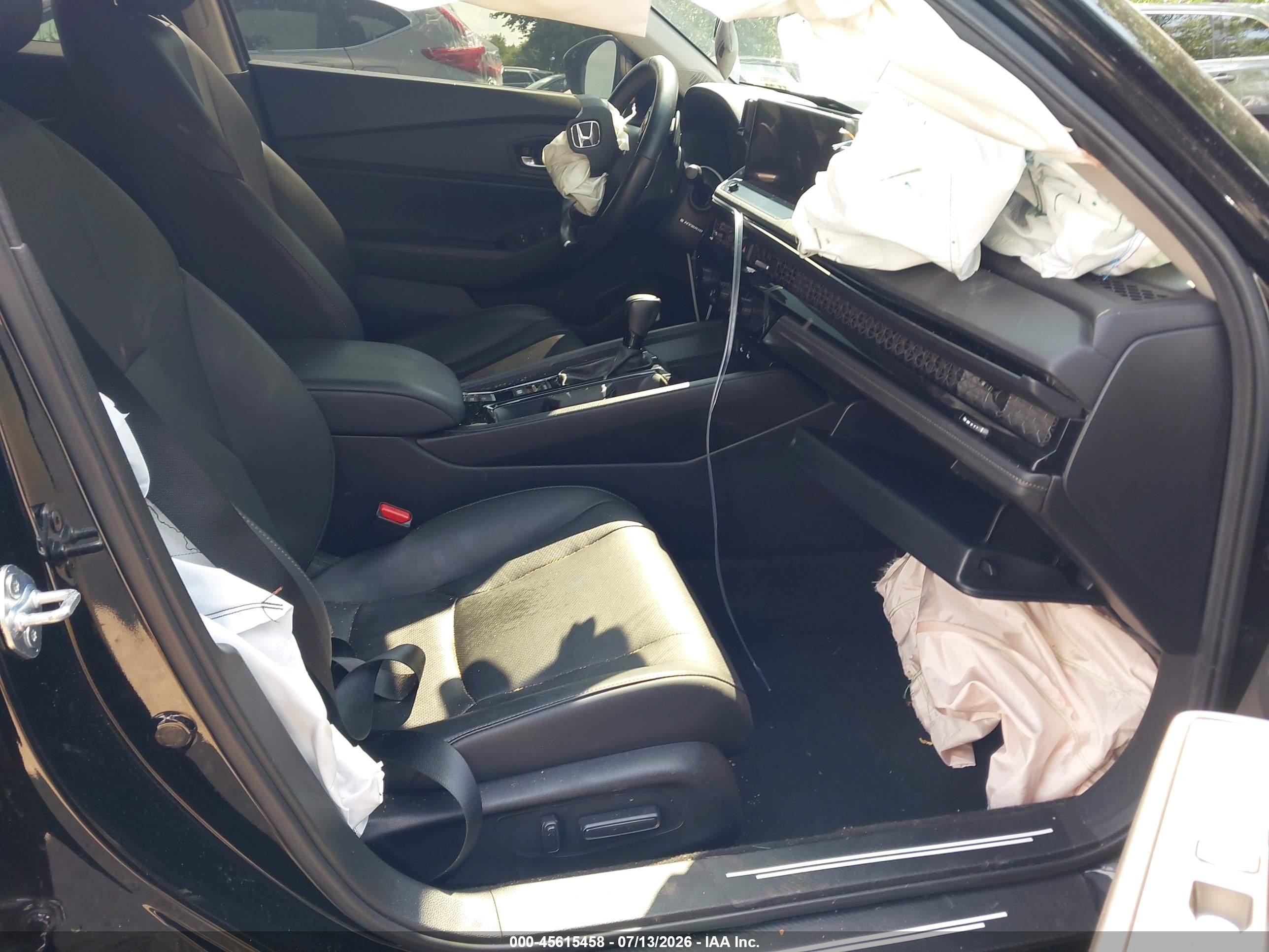 2025 Honda Accord Hybrid Ex-l Black vin: 1HGCY2F64SA023938